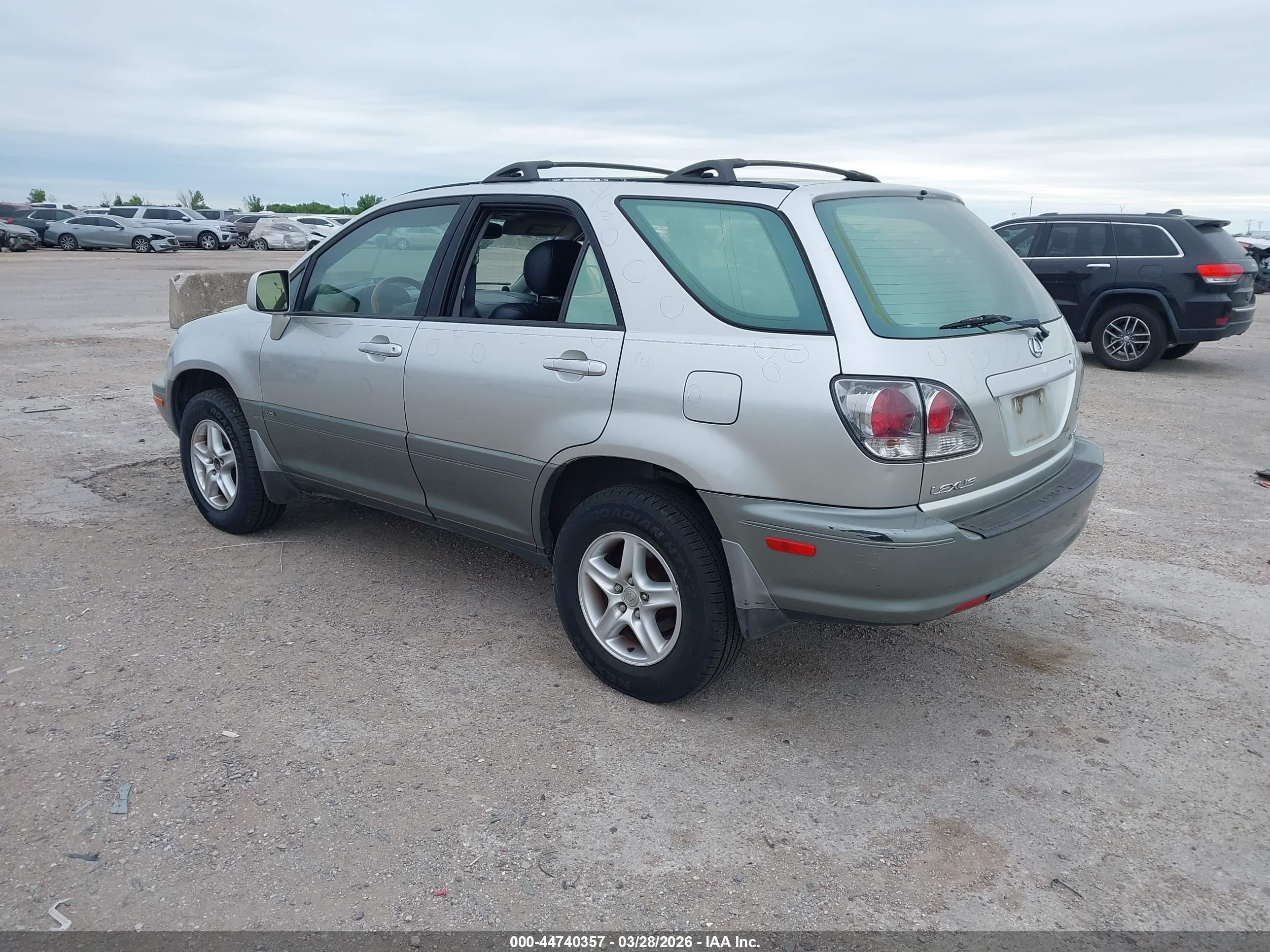 2001 Lexus Rx 300   Gray vin: JTJGF10U310092323