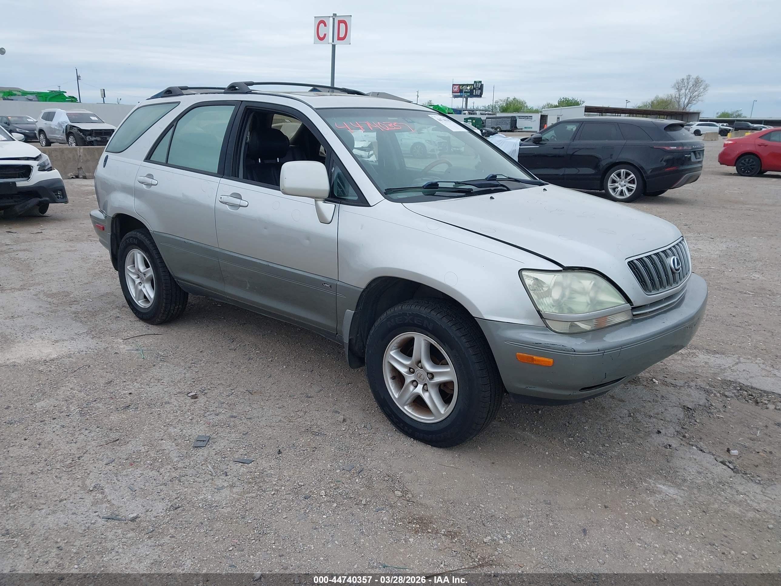 2001 Lexus Rx 300   Серый vin: JTJGF10U310092323