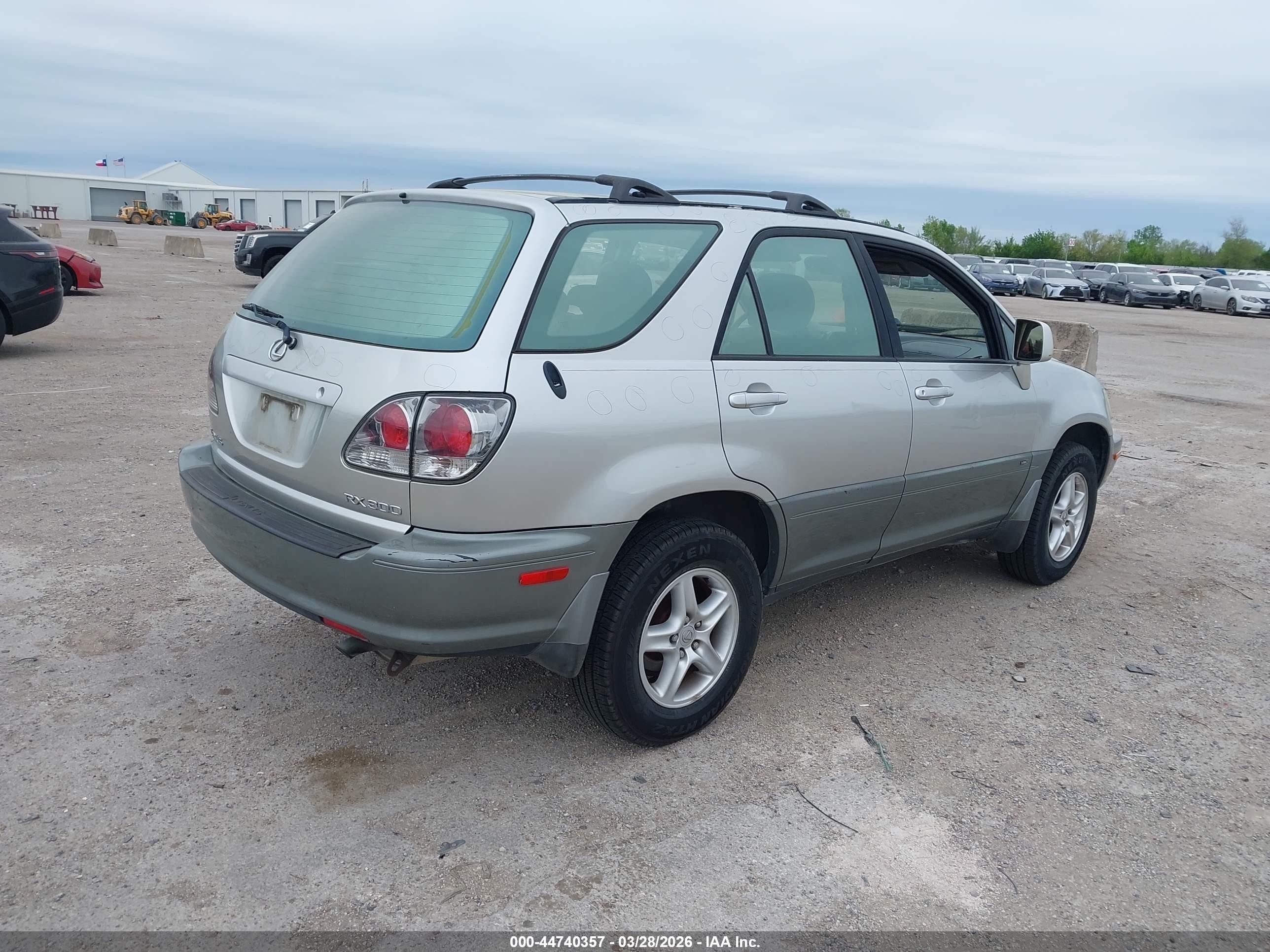 2001 Lexus Rx 300   Gray vin: JTJGF10U310092323