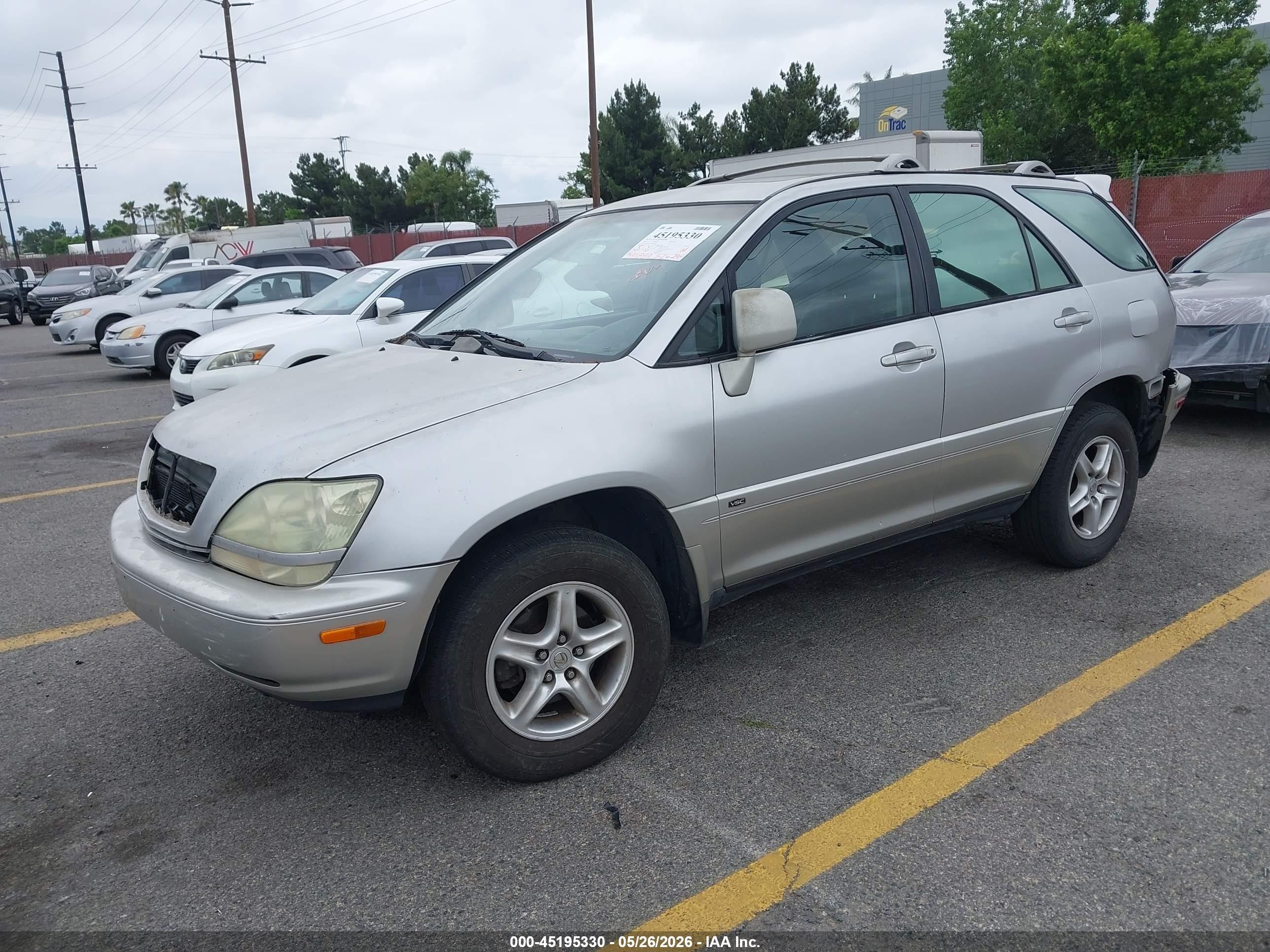 2001 Lexus Rx 300 Silver vin: JTJGF10U310107614