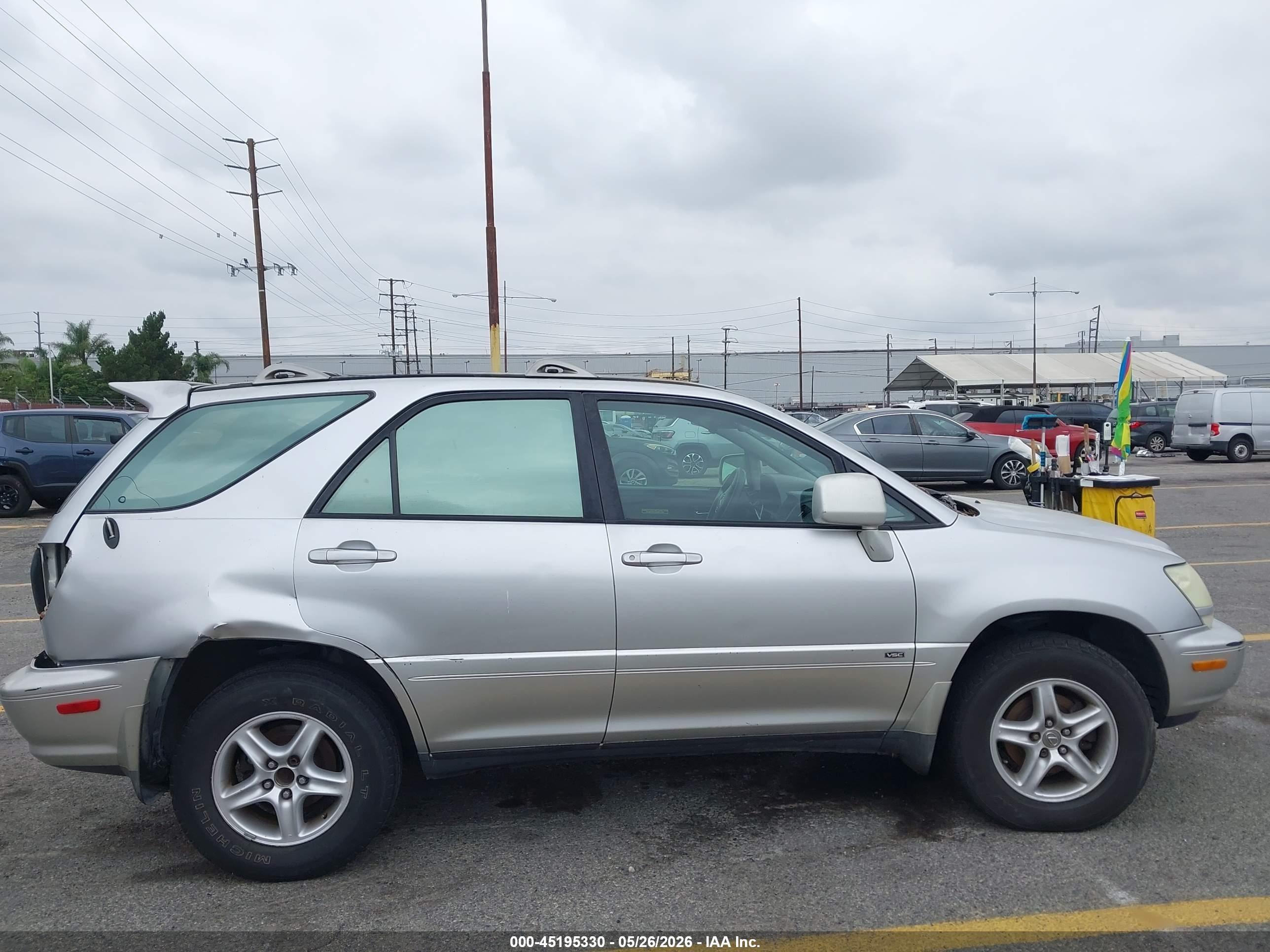 2001 Lexus Rx 300 Silver vin: JTJGF10U310107614