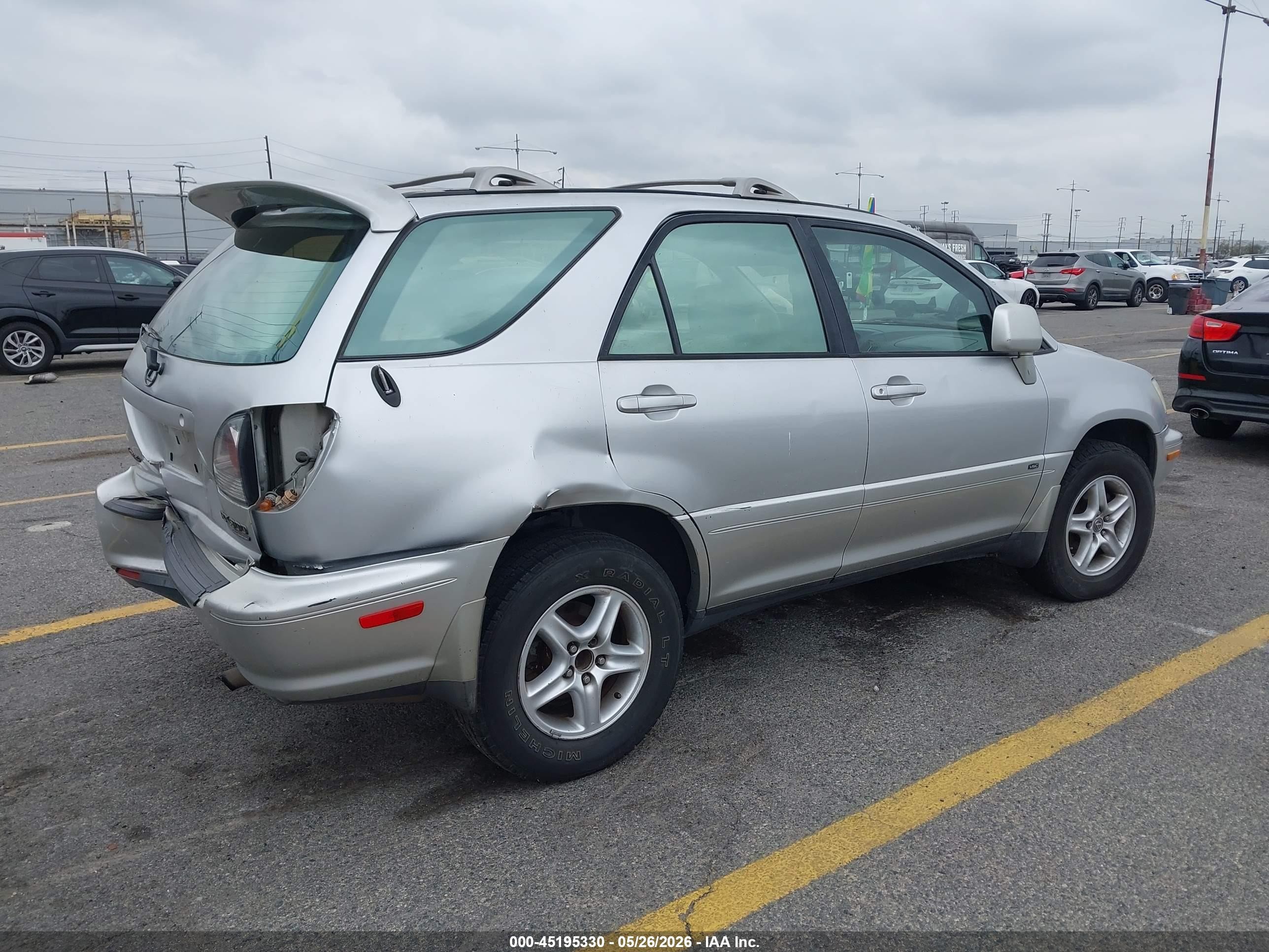 2001 Lexus Rx 300 Silver vin: JTJGF10U310107614