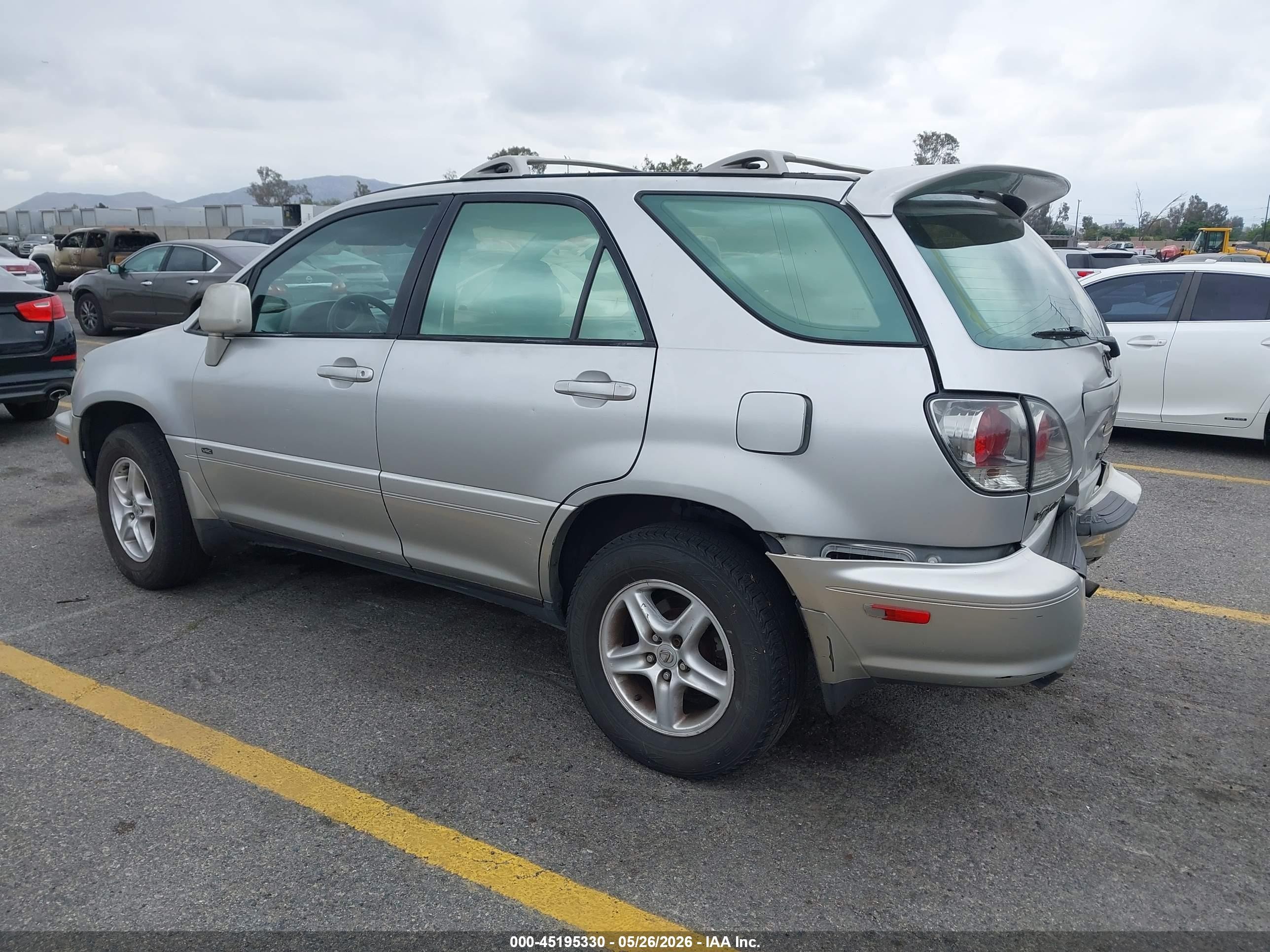 2001 Lexus Rx 300 Silver vin: JTJGF10U310107614