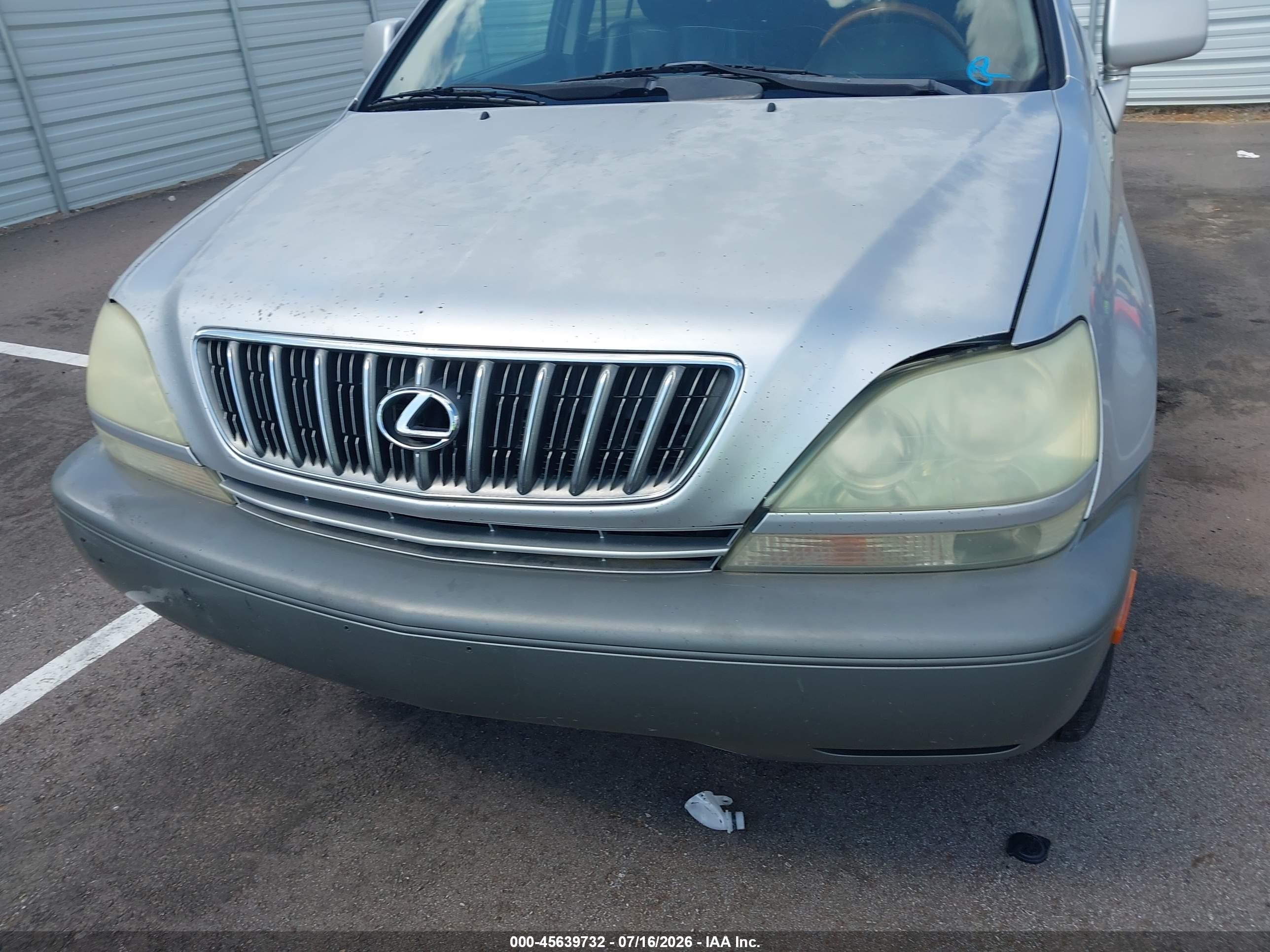 2002 Lexus Rx 300   Silver vin: JTJGF10U320146284