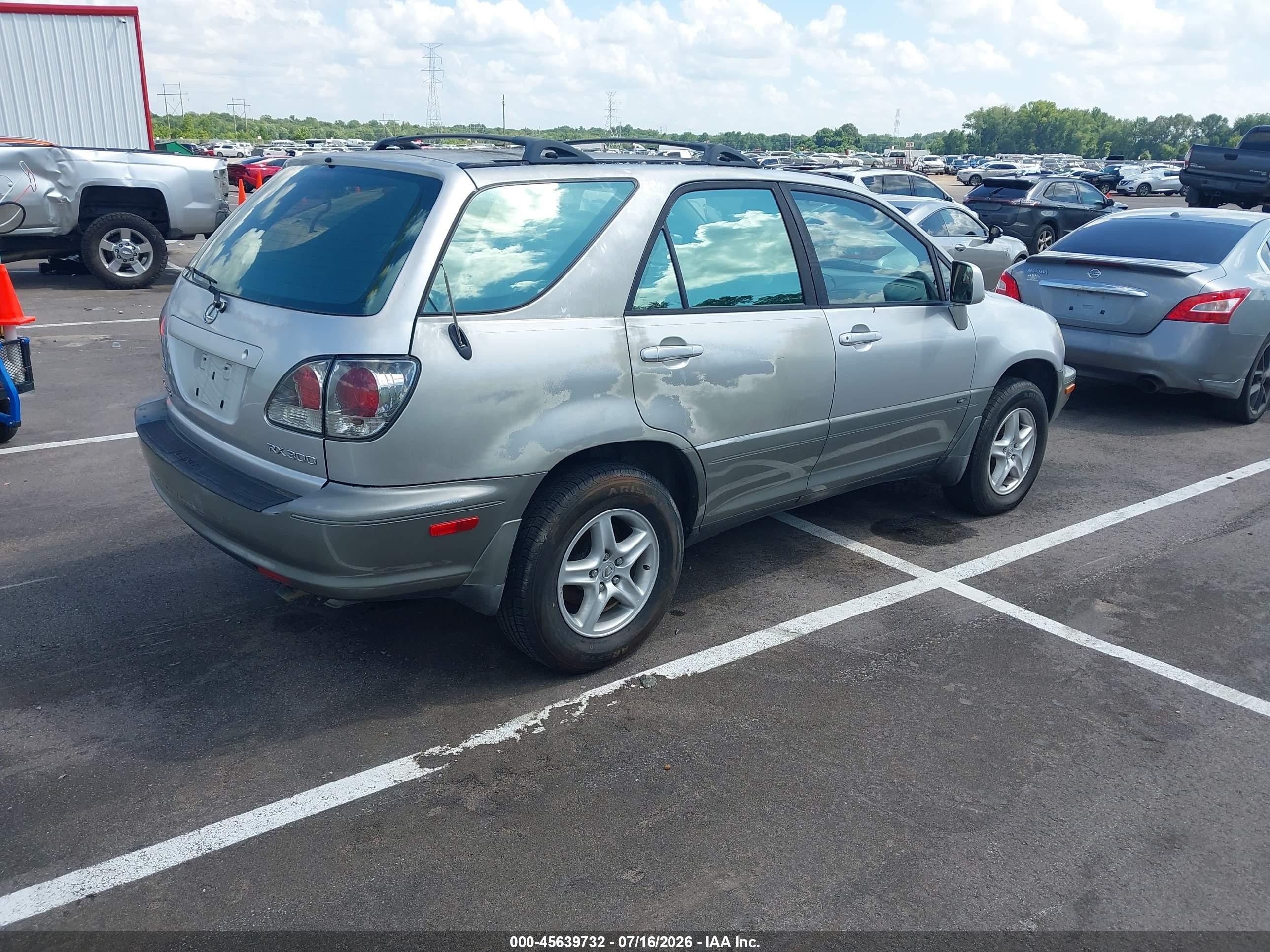 2002 Lexus Rx 300   Silver vin: JTJGF10U320146284