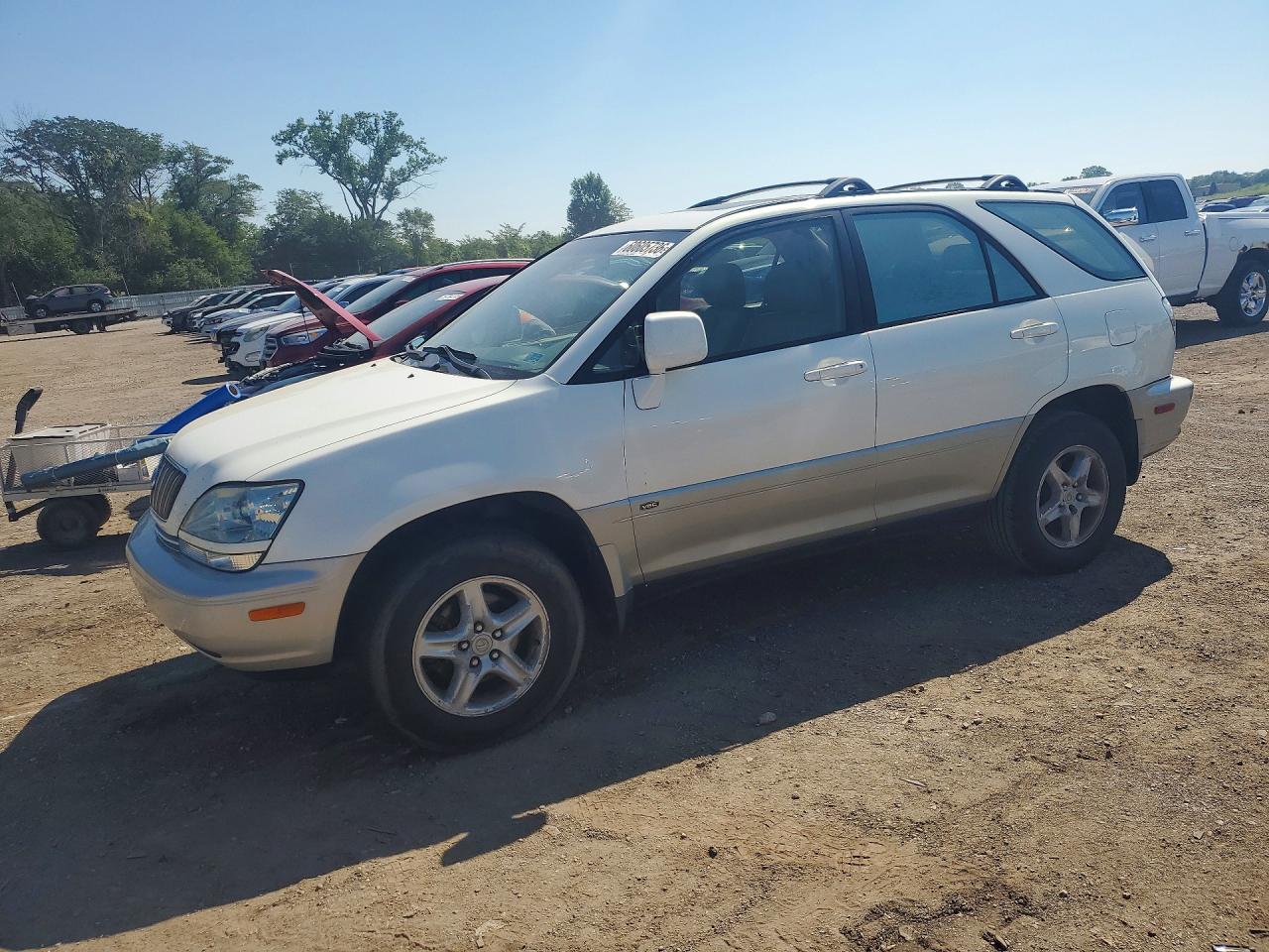 2003 Lexus Rx 300 White vin: JTJGF10U330157559