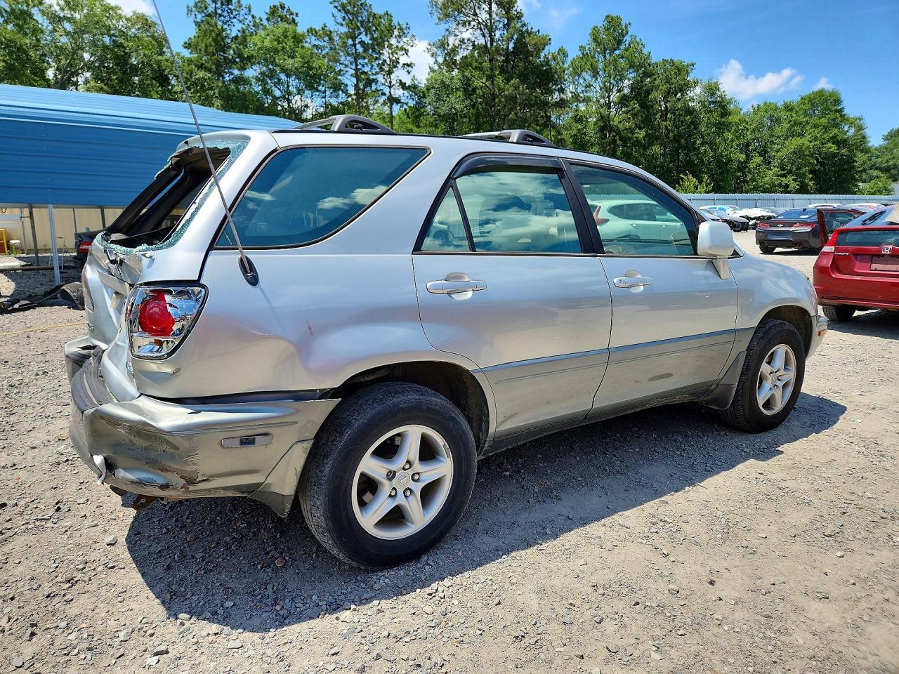 2001 Lexus Rx 300 Silver vin: JTJGF10U410084196