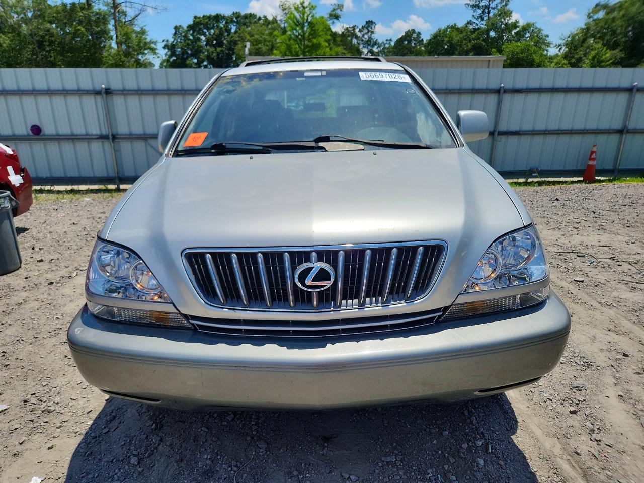 2001 Lexus Rx 300 Silver vin: JTJGF10U410084196
