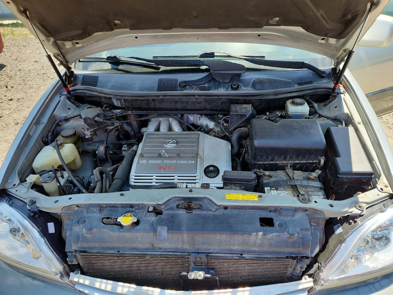 2001 Lexus Rx 300 Silver vin: JTJGF10U410084196