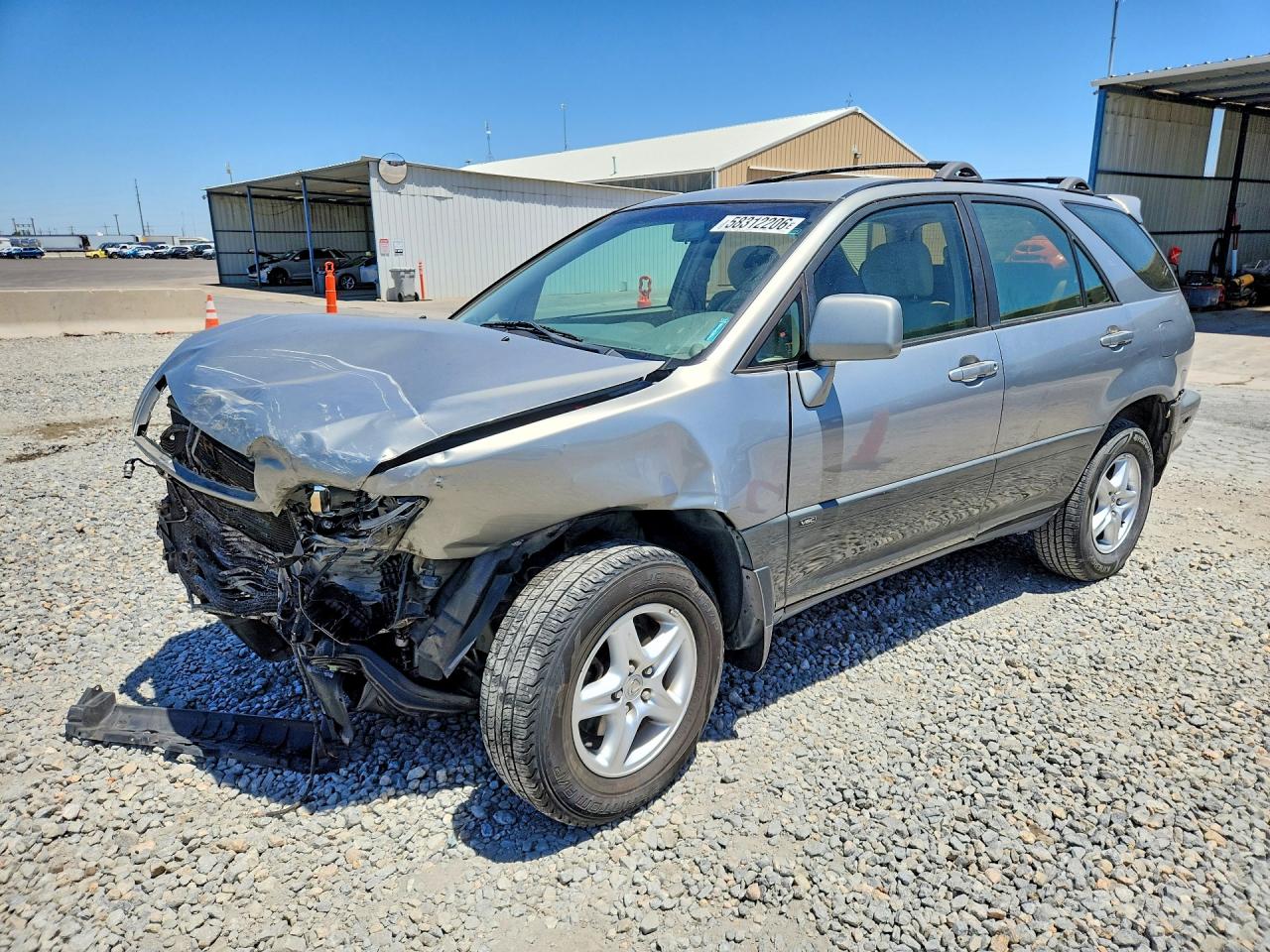 2001 Lexus Rx 300 Silver vin: JTJGF10U410089396