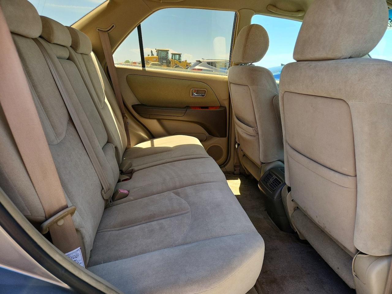 2001 Lexus Rx 300 Silver vin: JTJGF10U410089396