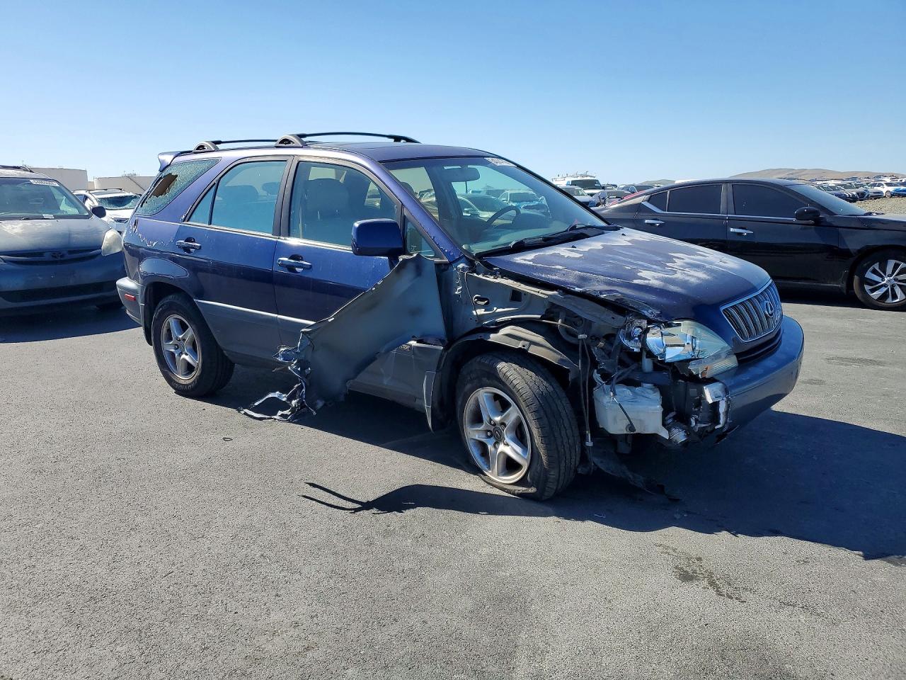 2001 Lexus Rx 300 Blue vin: JTJGF10U410099281