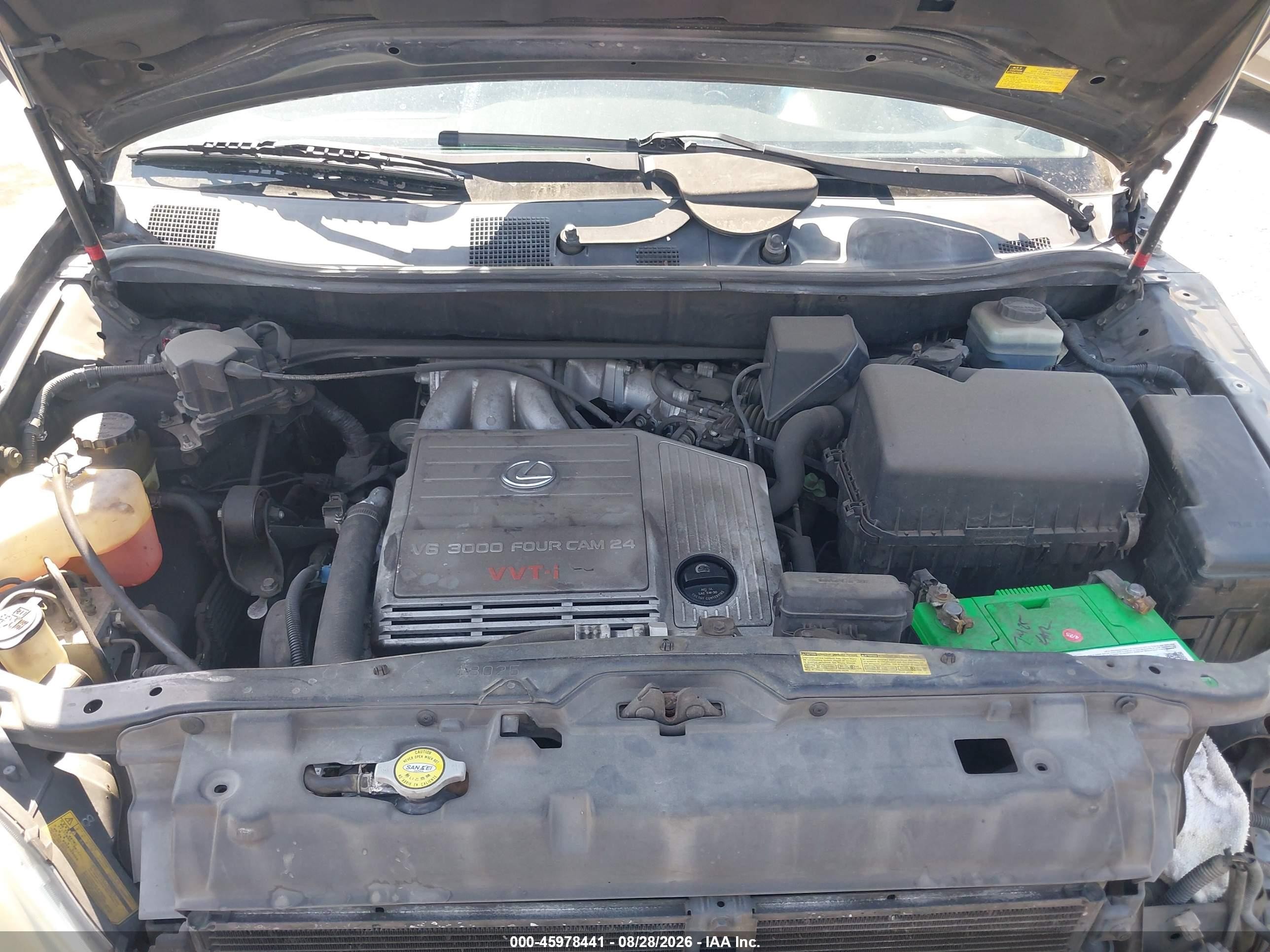 2002 Lexus Rx 300 Black vin: JTJGF10U420142969