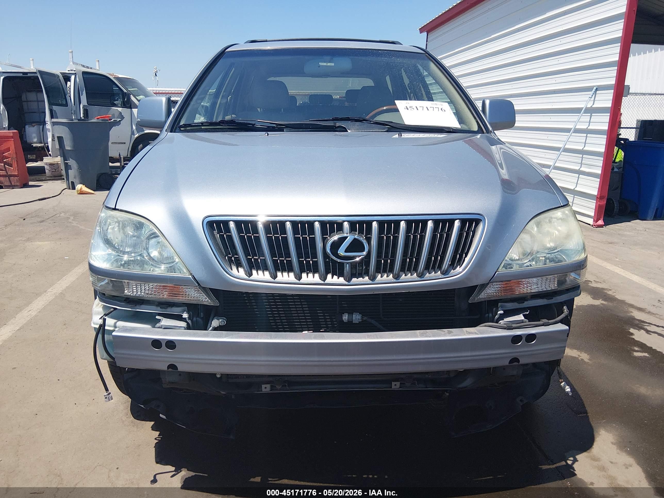2002 Lexus Rx 300   Silver vin: JTJGF10U420144253