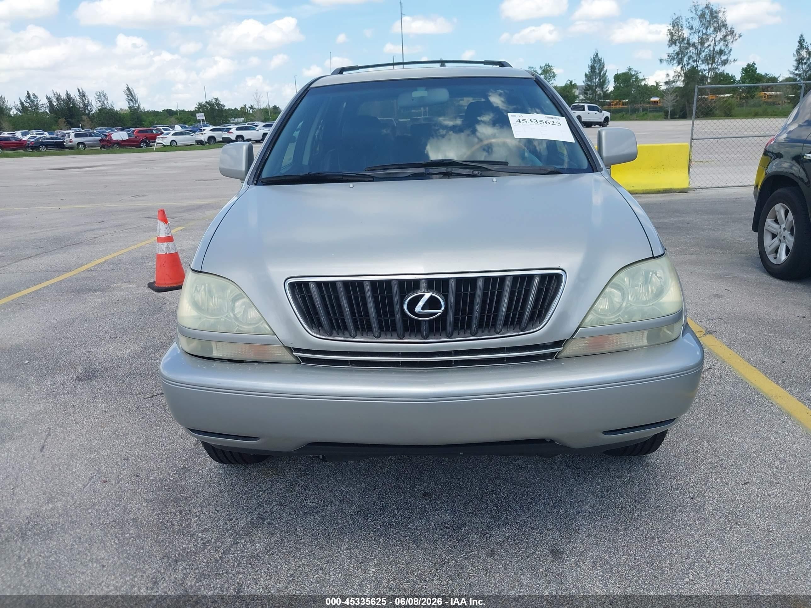 2003 Lexus Rx 300   Silver vin: JTJGF10U430156792