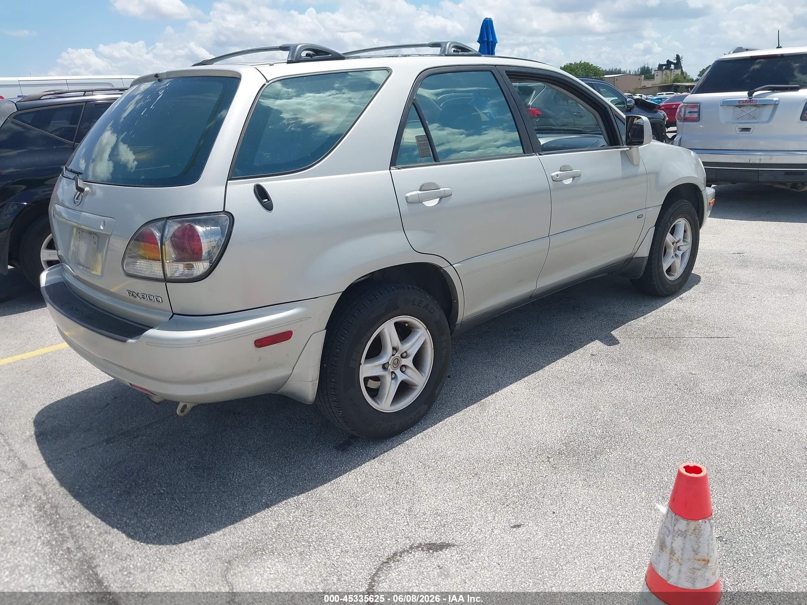 2003 Lexus Rx 300   Silver vin: JTJGF10U430156792