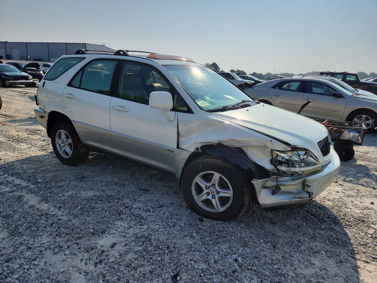 2003 Lexus Rx 300 White vin: JTJGF10U430160731