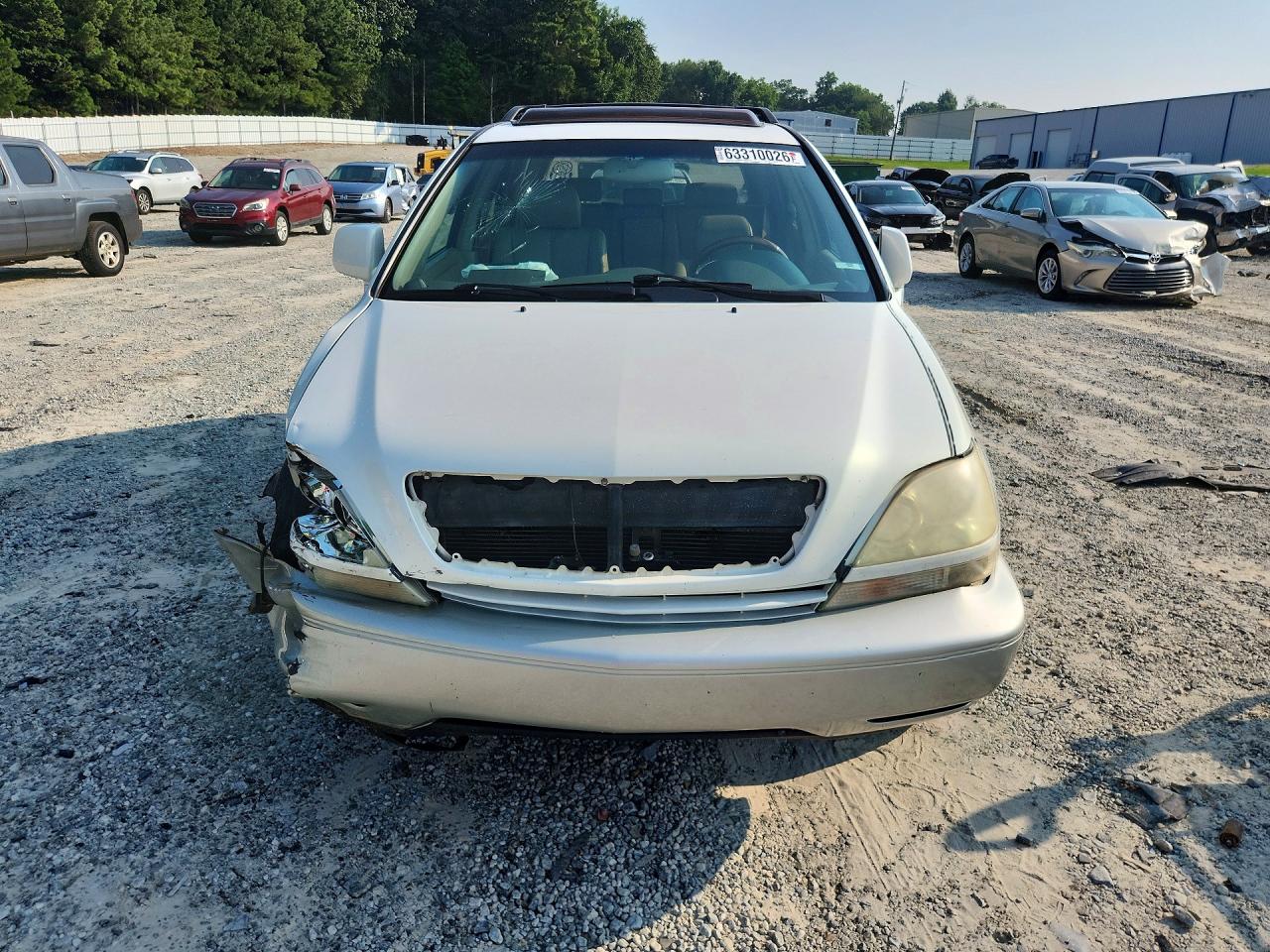 2003 Lexus Rx 300 White vin: JTJGF10U430160731
