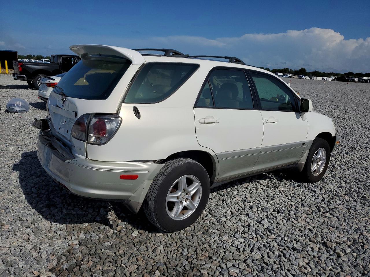 2001 Lexus Rx 300 White vin: JTJGF10U510110496
