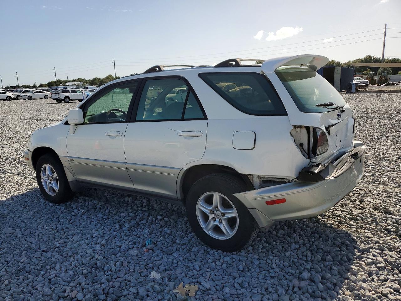 2001 Lexus Rx 300 White vin: JTJGF10U510110496