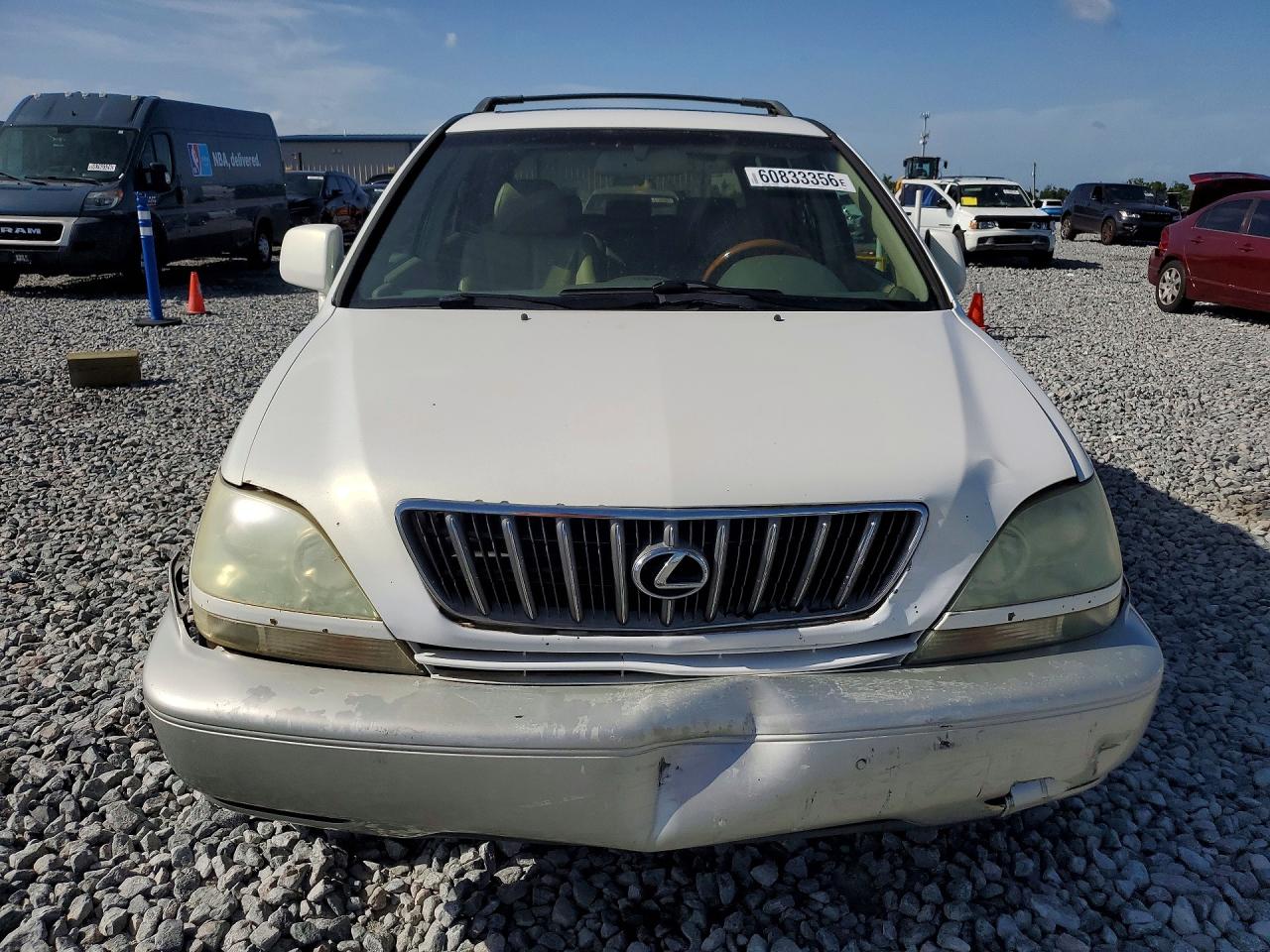 2001 Lexus Rx 300 White vin: JTJGF10U510110496