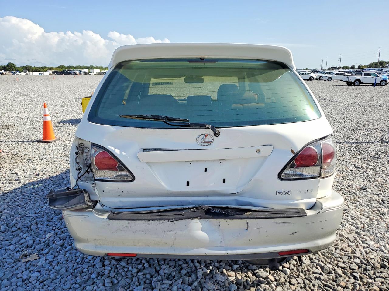 2001 Lexus Rx 300 White vin: JTJGF10U510110496