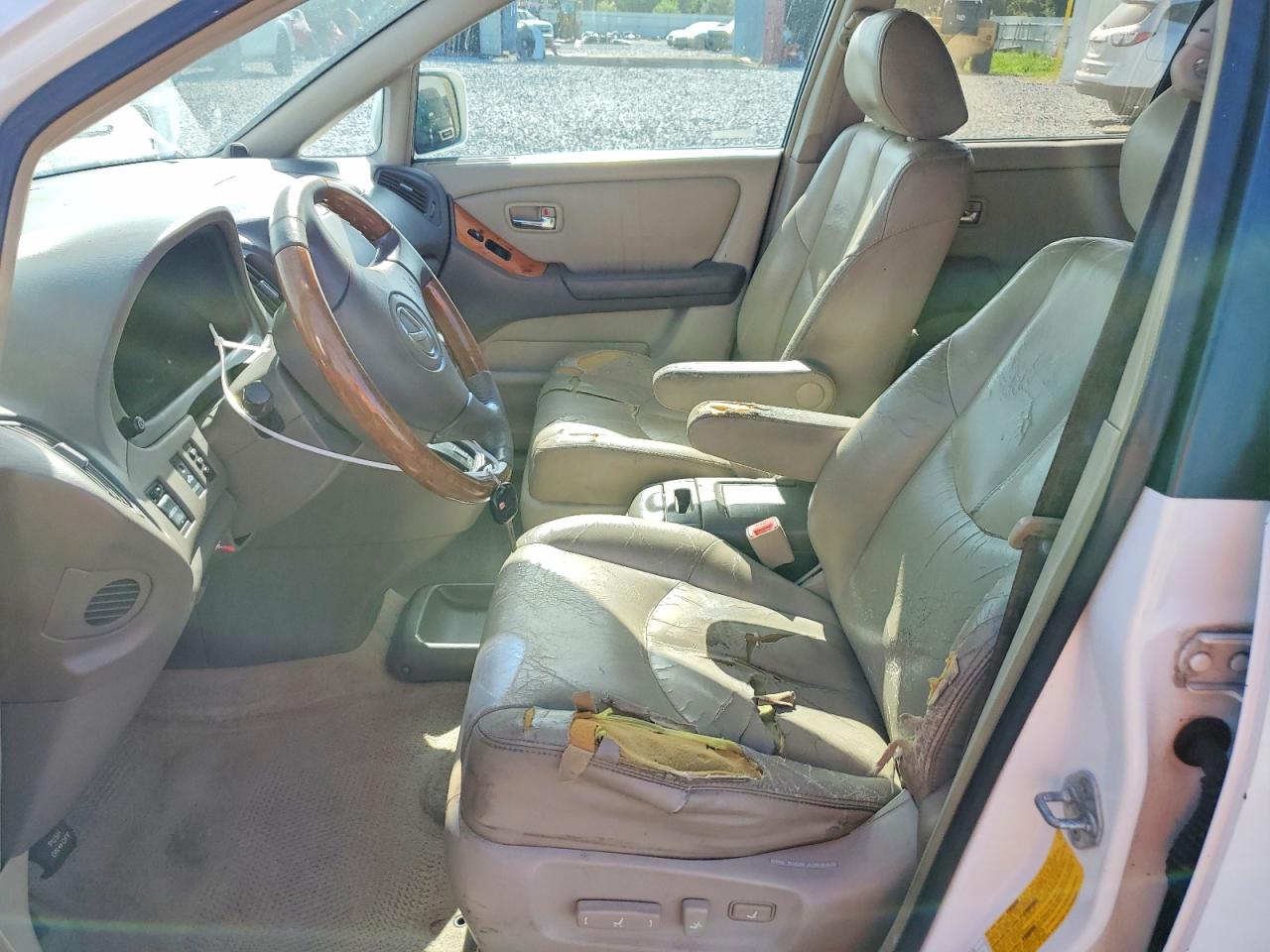 2001 Lexus Rx 300 White vin: JTJGF10U510110496