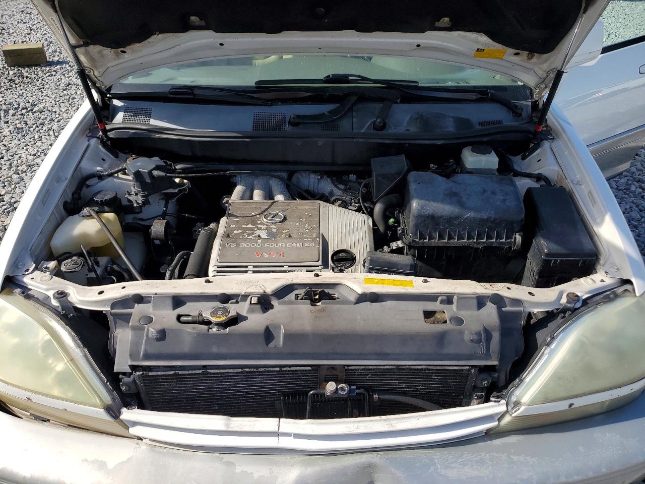 2001 Lexus Rx 300 White vin: JTJGF10U510110496