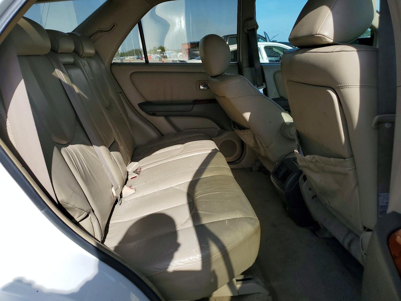 2001 Lexus Rx 300 White vin: JTJGF10U510110496