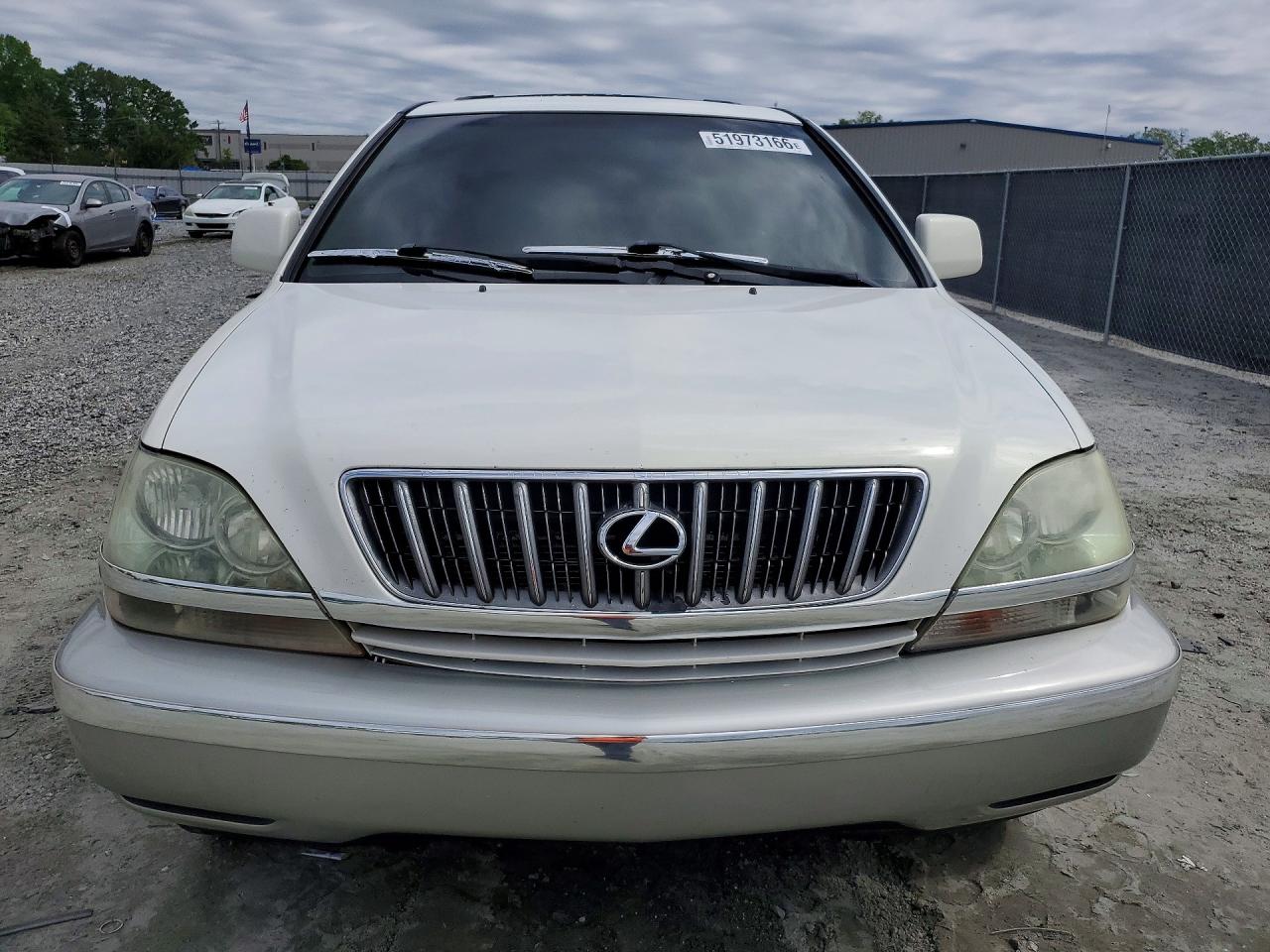 2002 Lexus Rx 300 White vin: JTJGF10U520119880