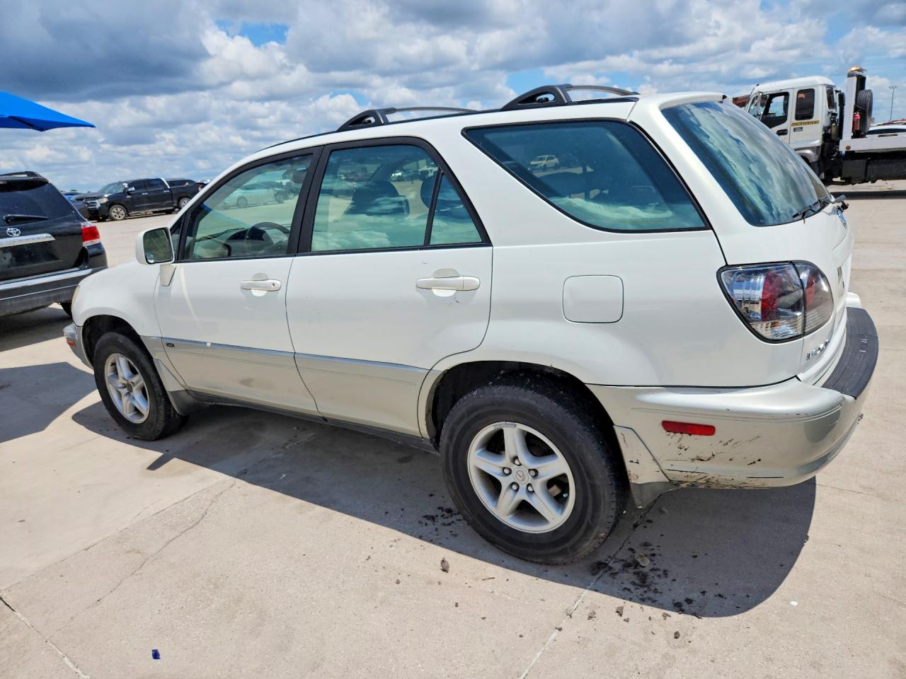 2002 Lexus Rx 300 White vin: JTJGF10U520147758