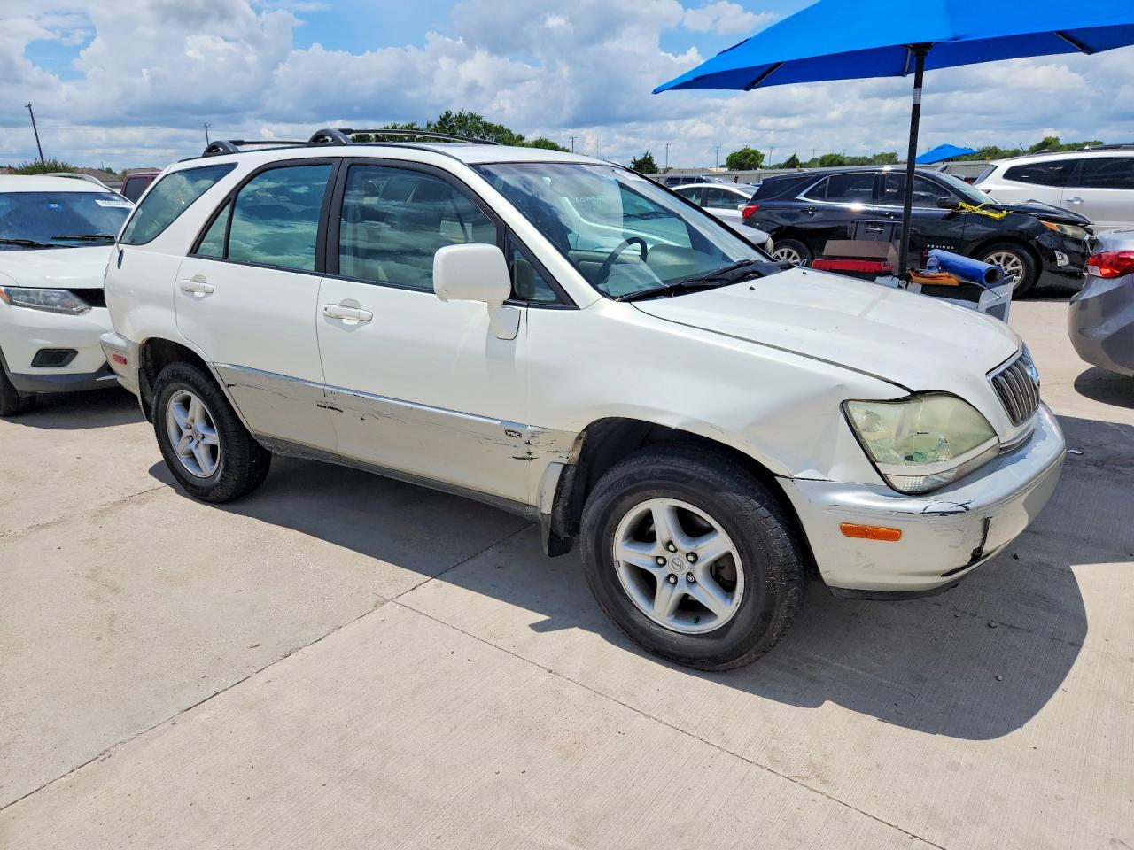 2002 Lexus Rx 300 White vin: JTJGF10U520147758