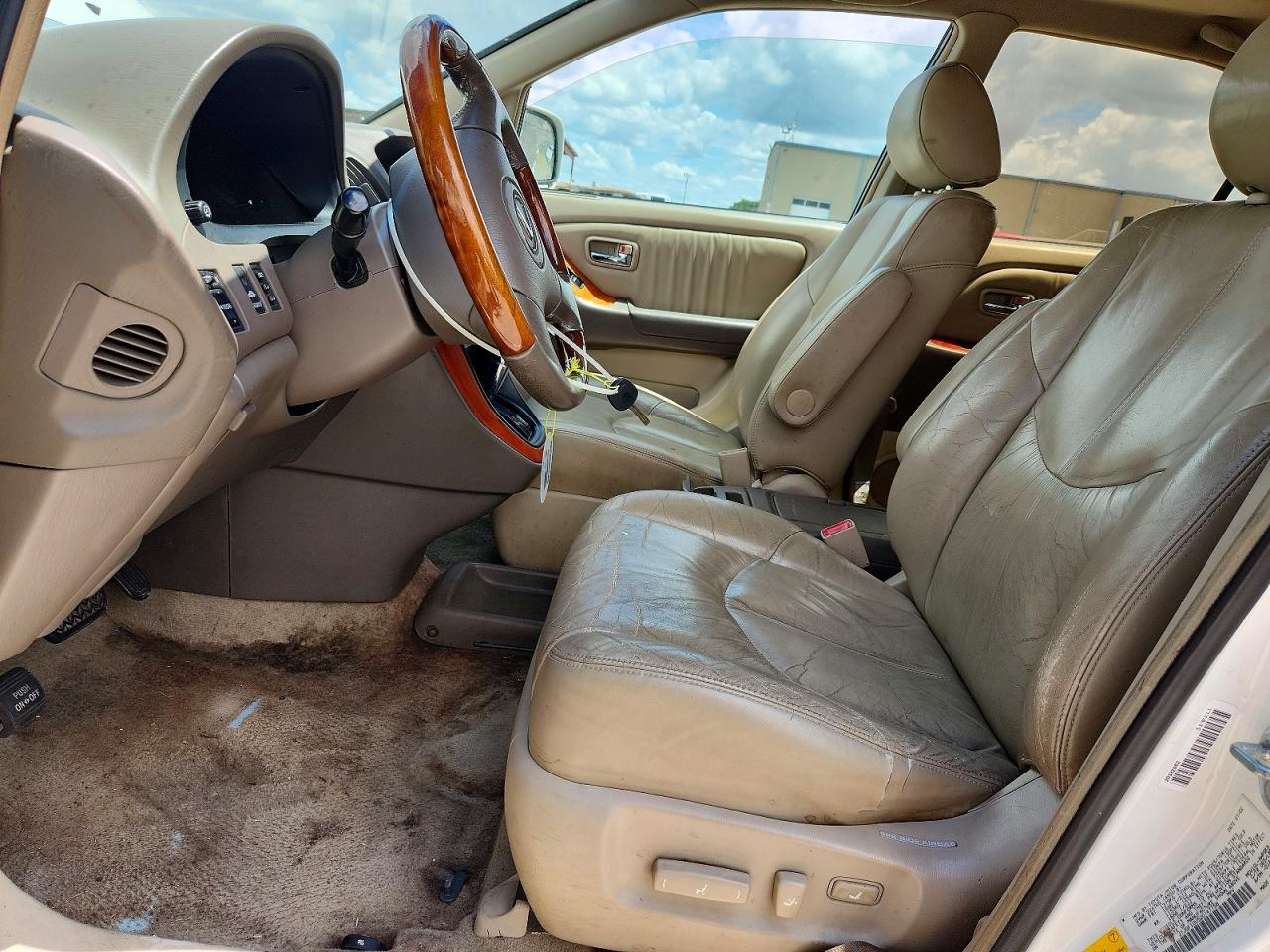 2002 Lexus Rx 300 White vin: JTJGF10U520147758