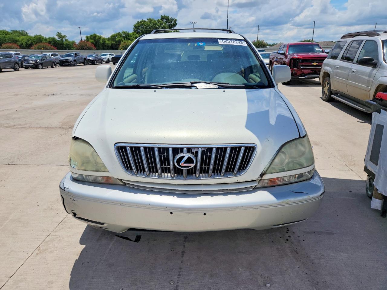 2002 Lexus Rx 300 White vin: JTJGF10U520147758