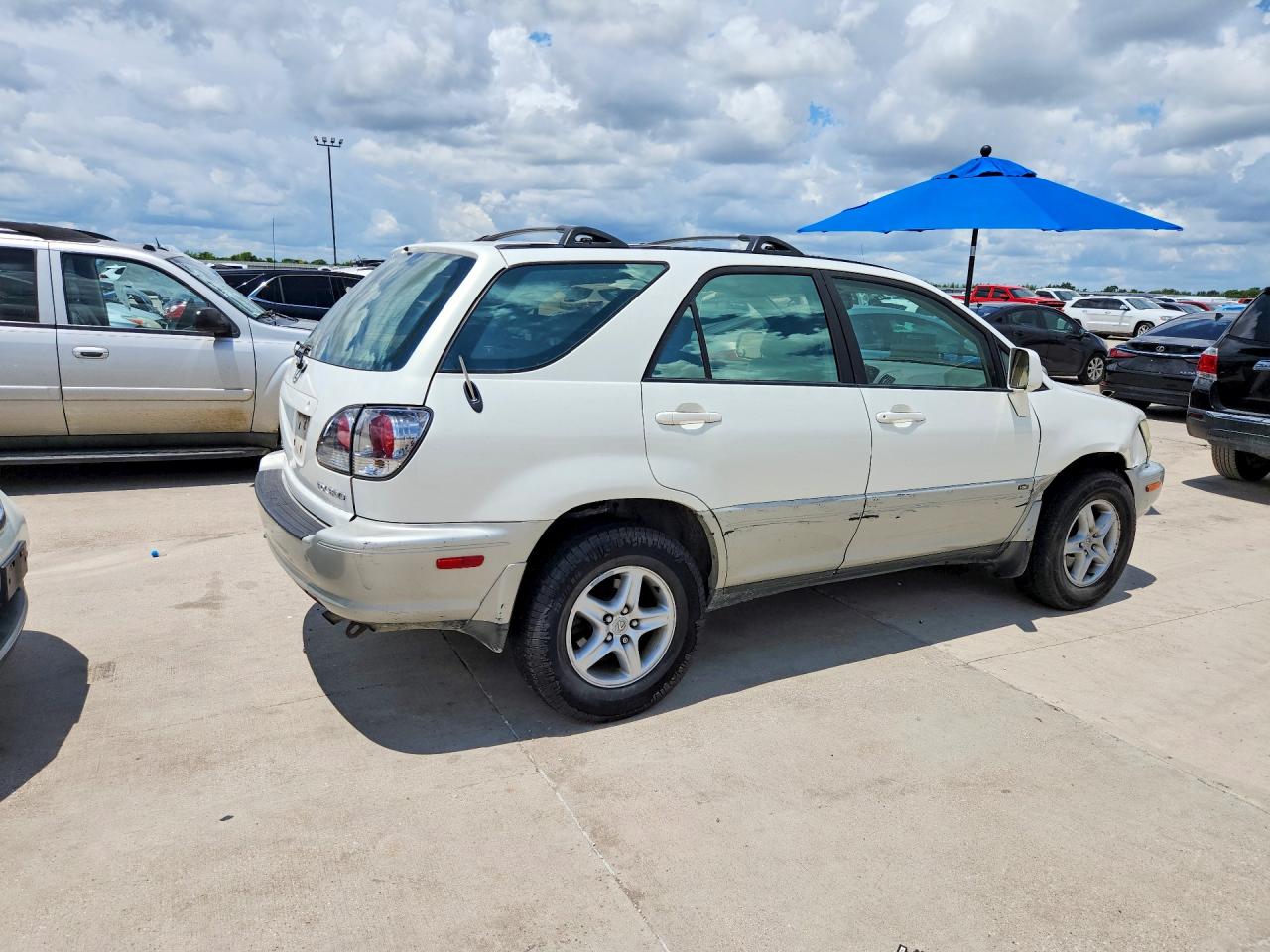 2002 Lexus Rx 300 White vin: JTJGF10U520147758