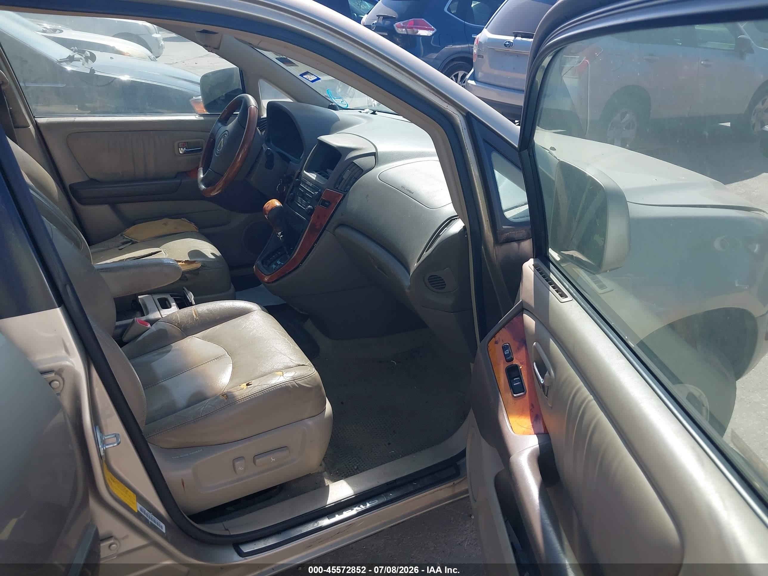 2003 Lexus Rx 300   Beige vin: JTJGF10U530157823