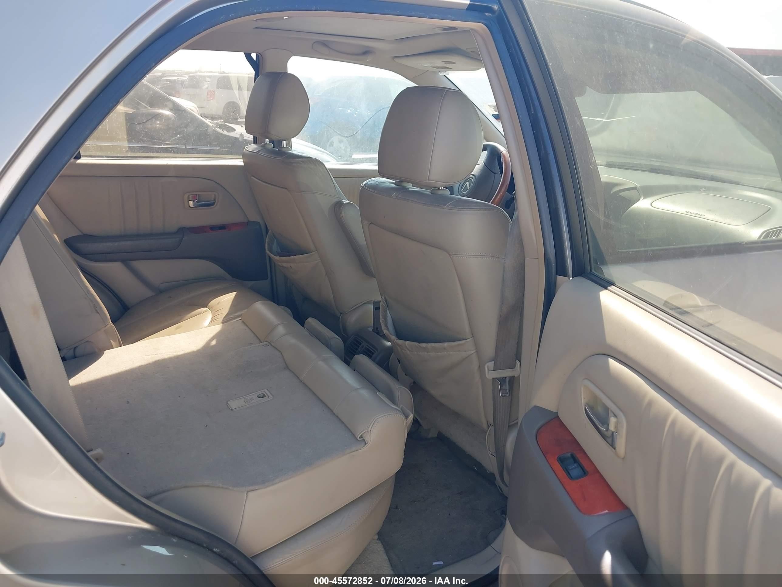 2003 Lexus Rx 300   Beige vin: JTJGF10U530157823