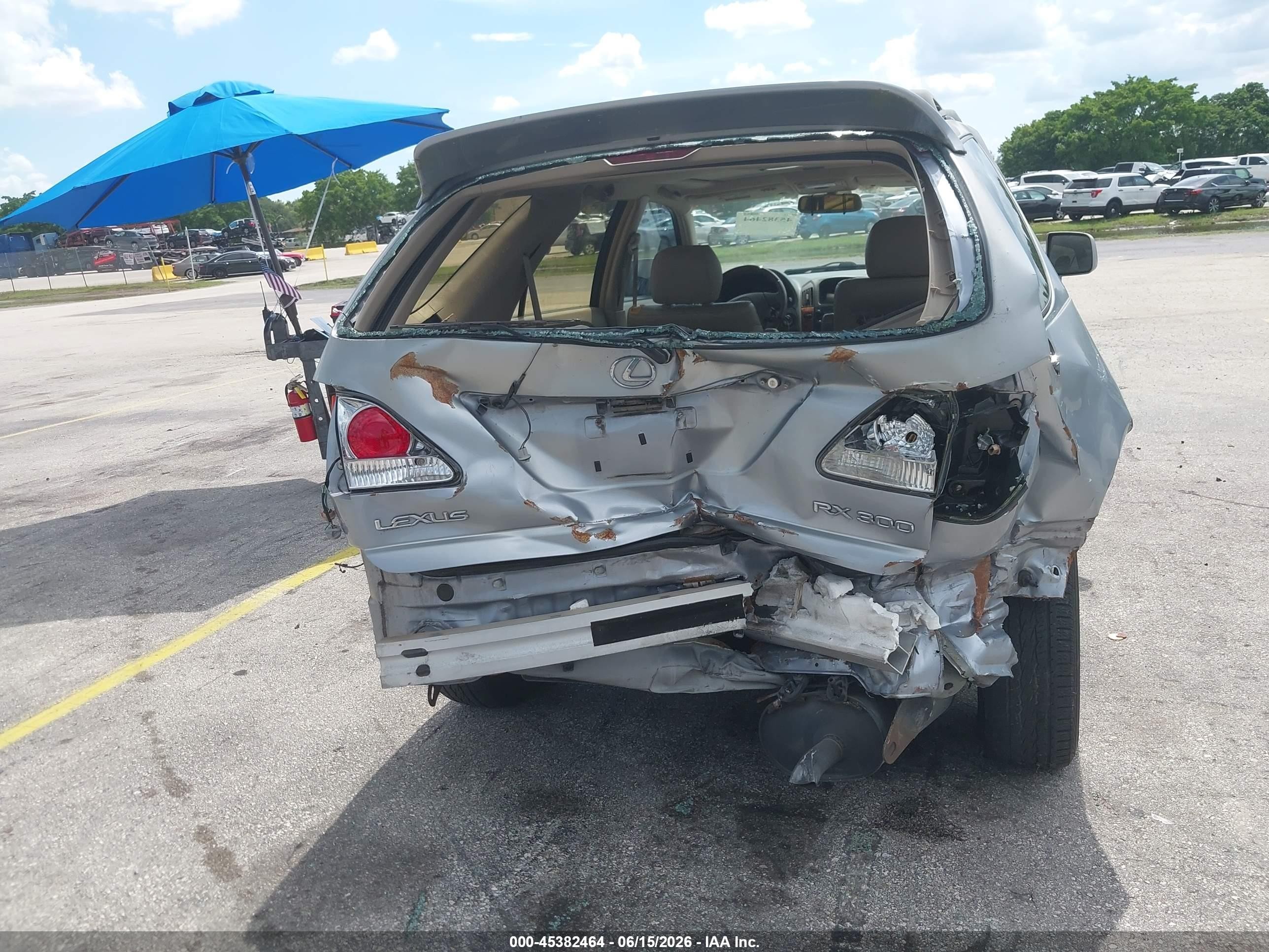 2003 Lexus Rx 300   Silver vin: JTJGF10U530160429
