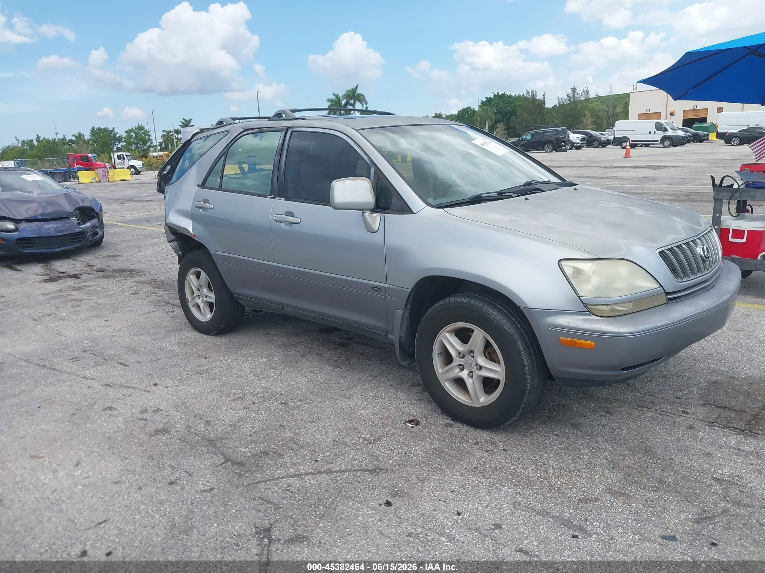 2003 Lexus Rx 300   Silver vin: JTJGF10U530160429