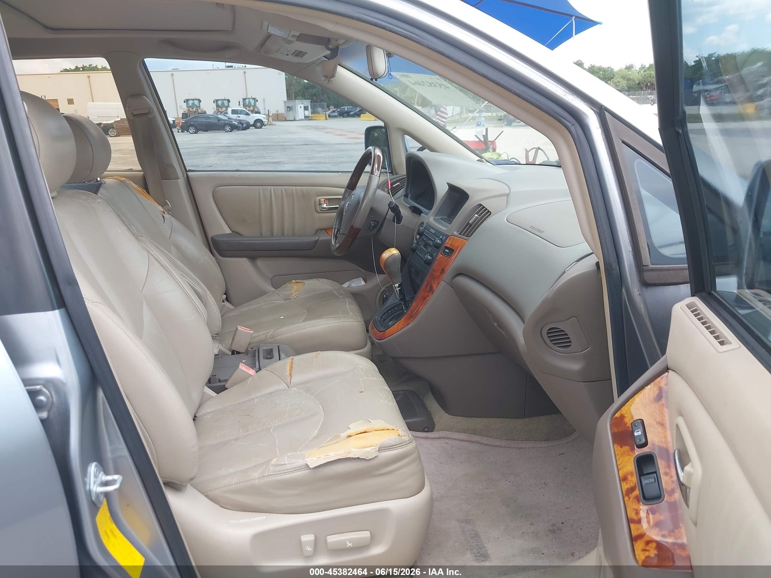 2003 Lexus Rx 300   Silver vin: JTJGF10U530160429