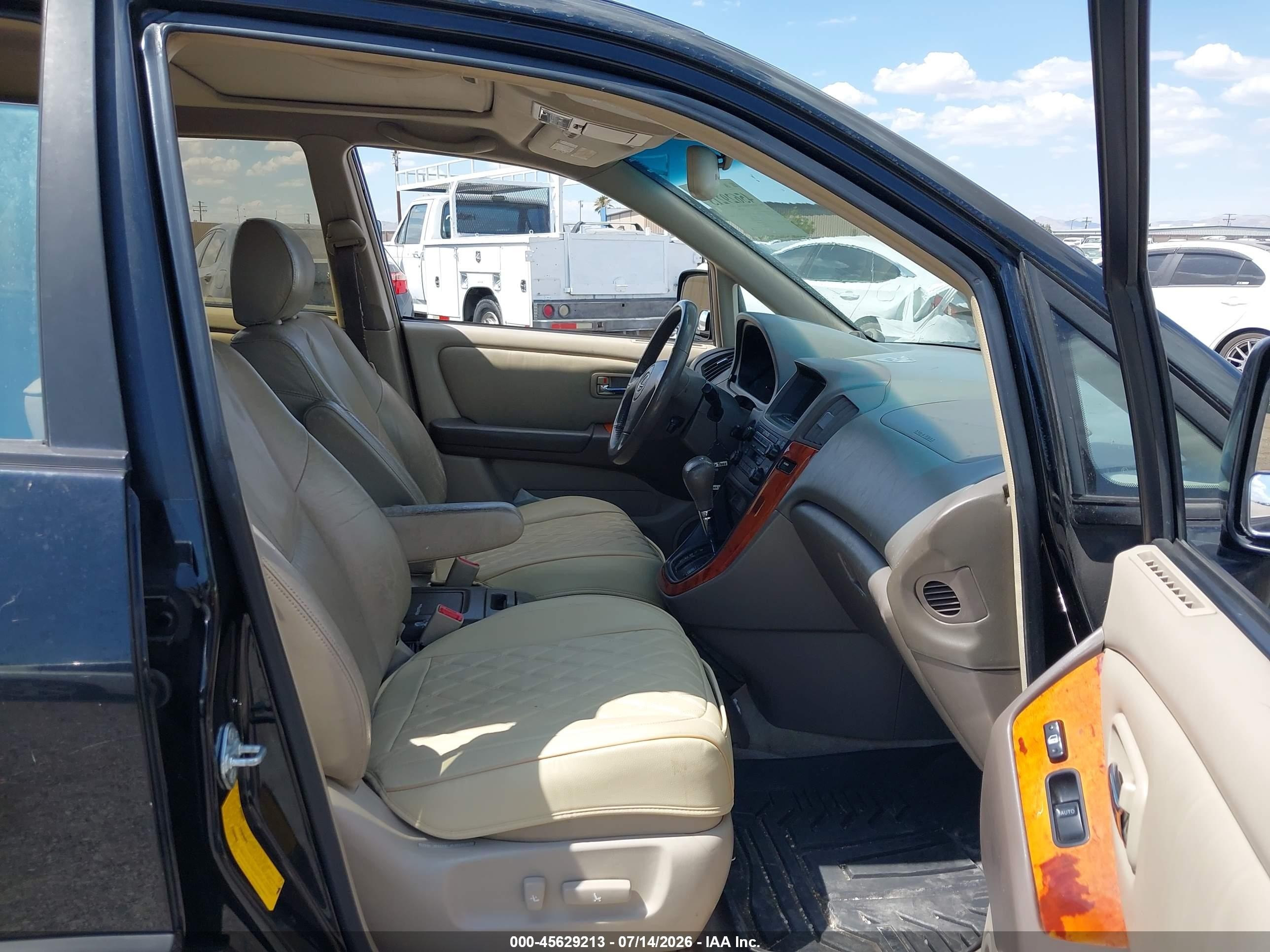 2001 Lexus Rx 300   Black vin: JTJGF10U610109731