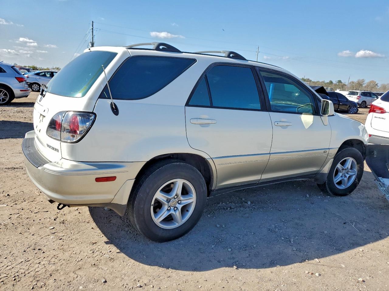 2002 Lexus Rx 300 White vin: JTJGF10U620124456
