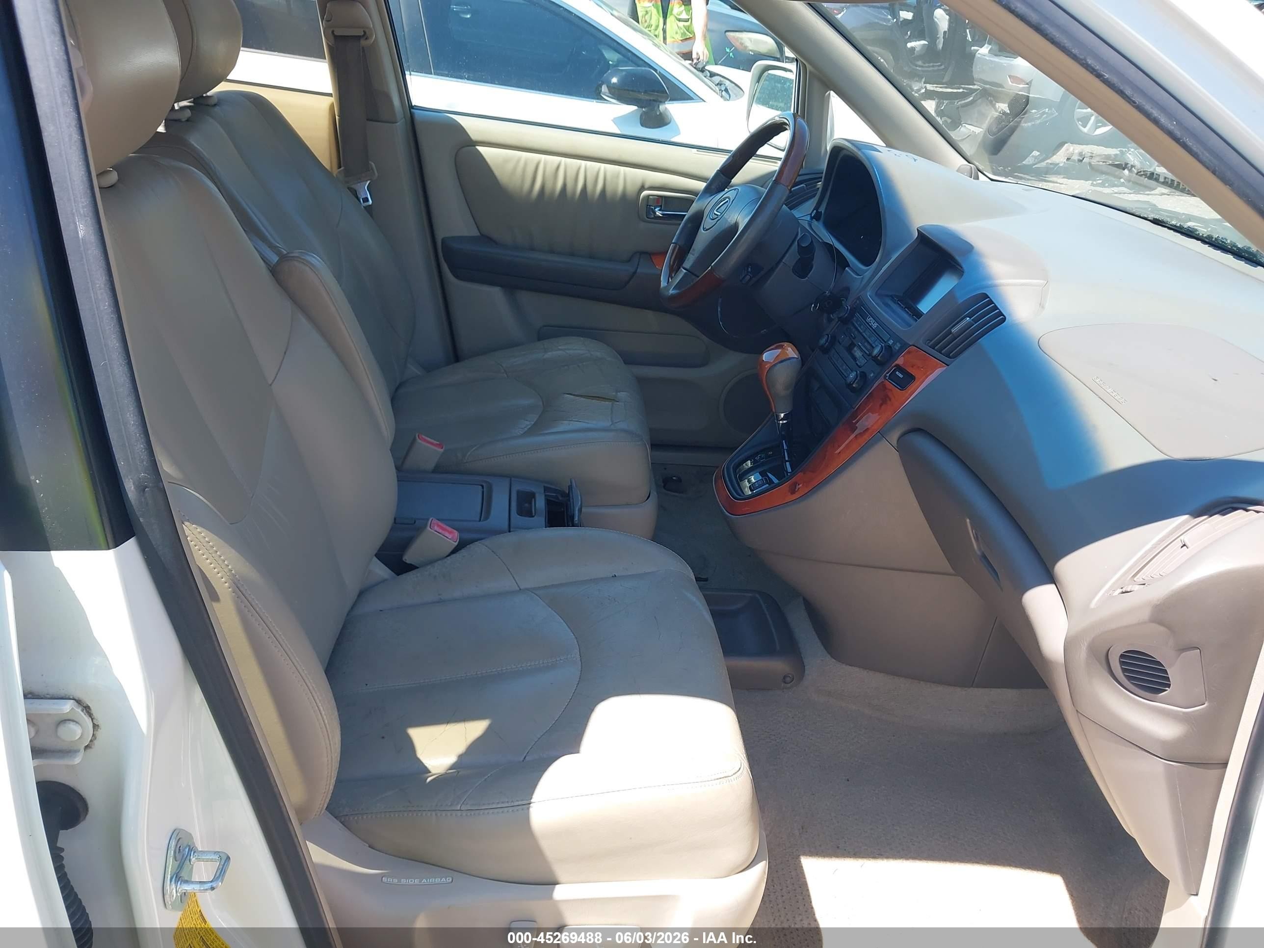 2002 Lexus Rx 300 White vin: JTJGF10U620149521