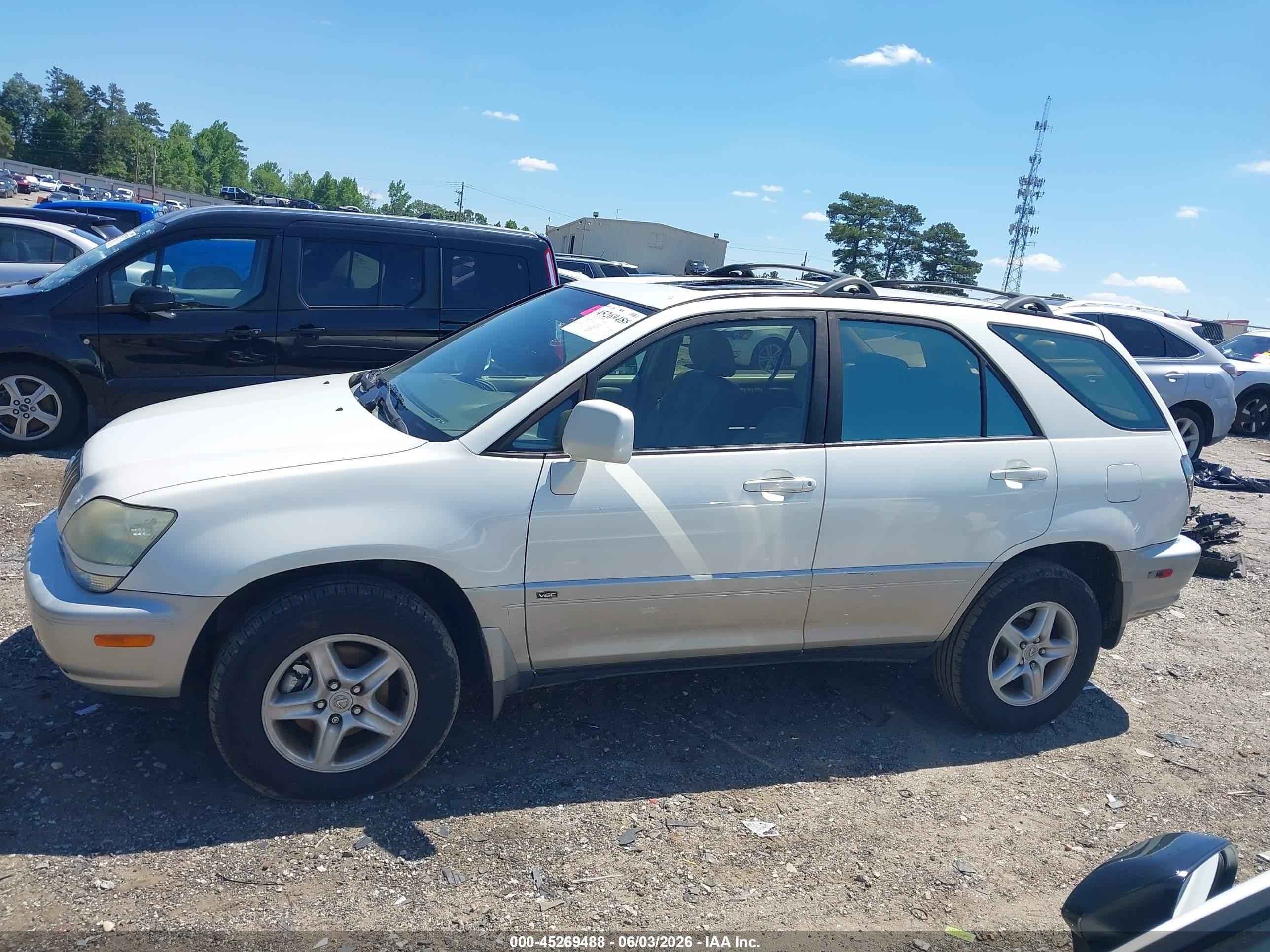 2002 Lexus Rx 300 White vin: JTJGF10U620149521