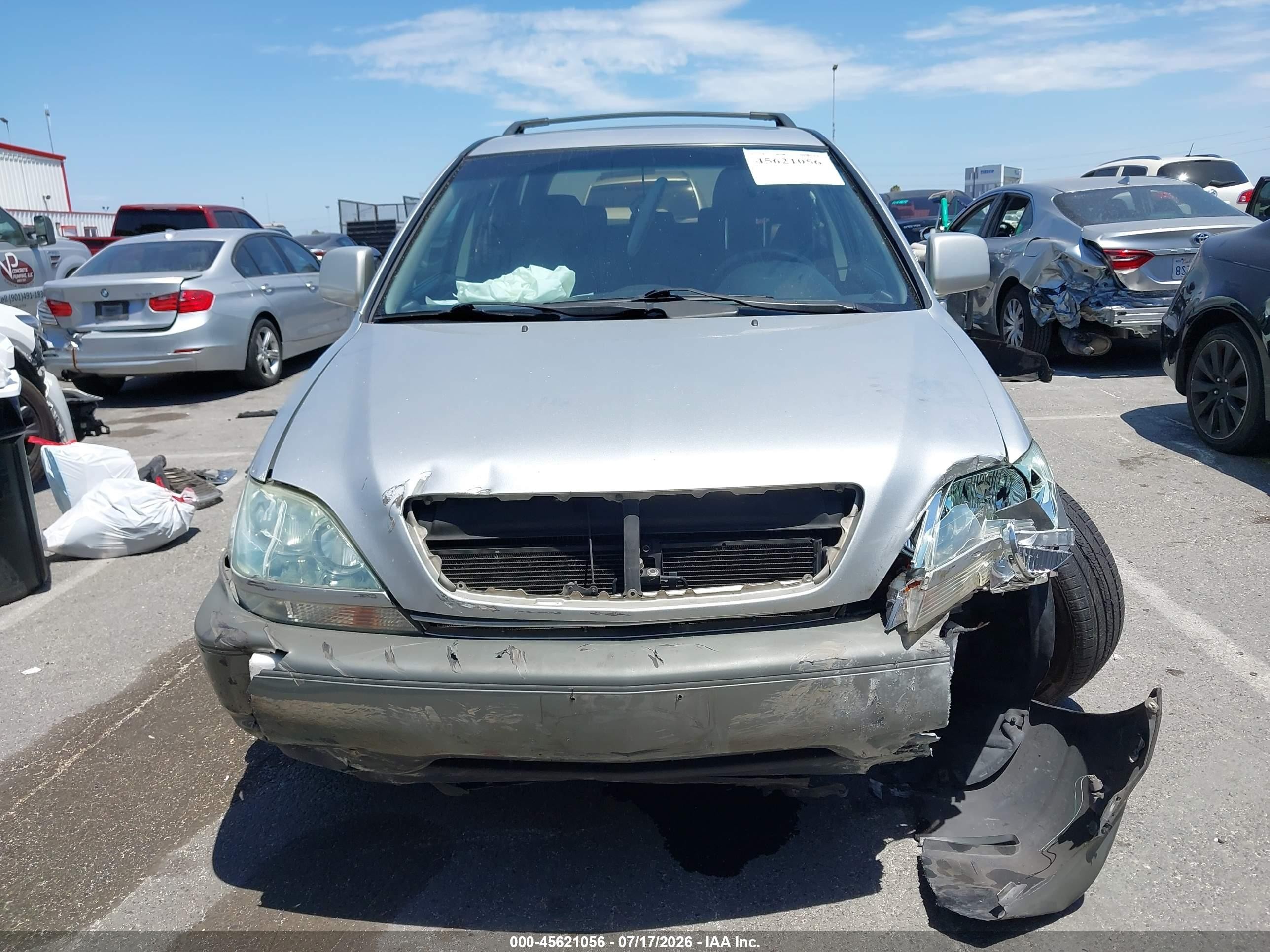 2002 Lexus Rx 300 Silver vin: JTJGF10U620149552