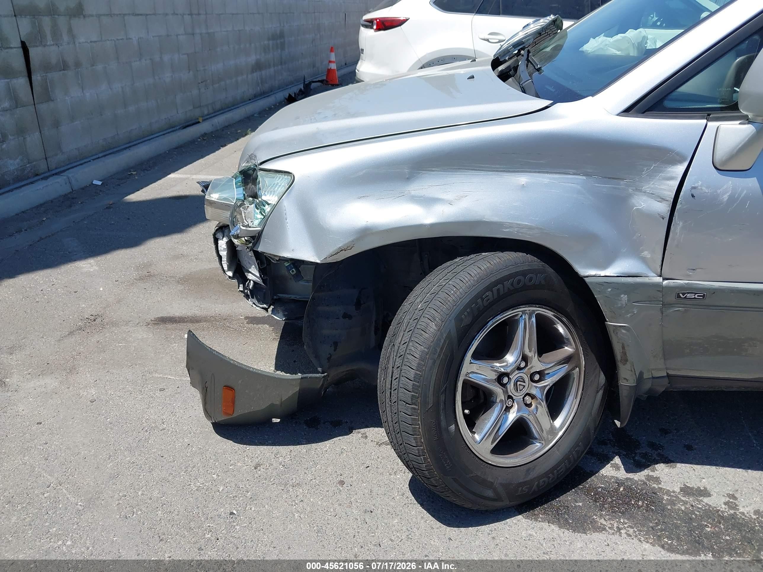 2002 Lexus Rx 300 Silver vin: JTJGF10U620149552