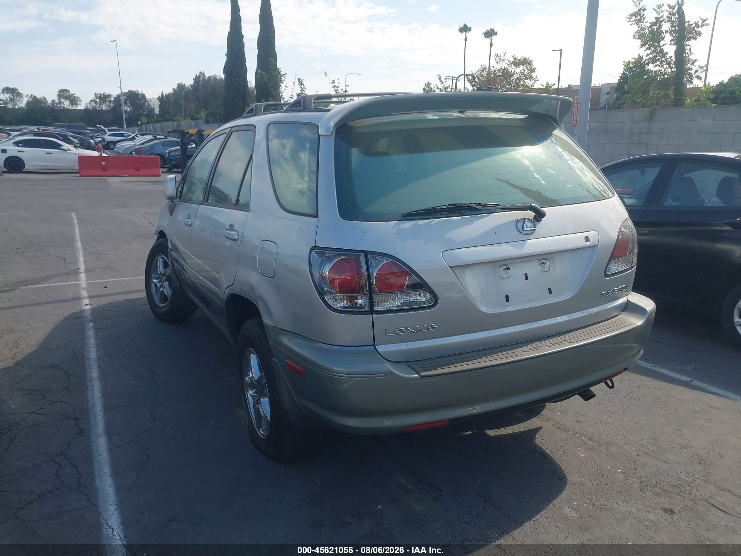 2002 Lexus Rx 300 Silver vin: JTJGF10U620149552