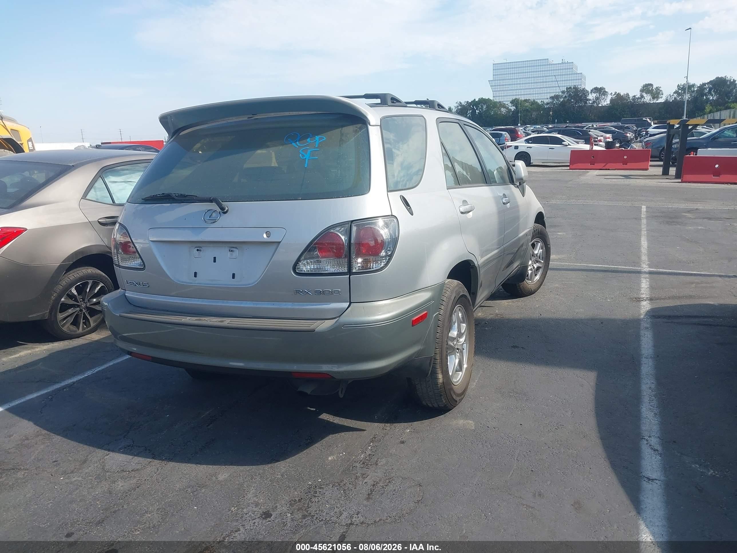 2002 Lexus Rx 300 Silver vin: JTJGF10U620149552