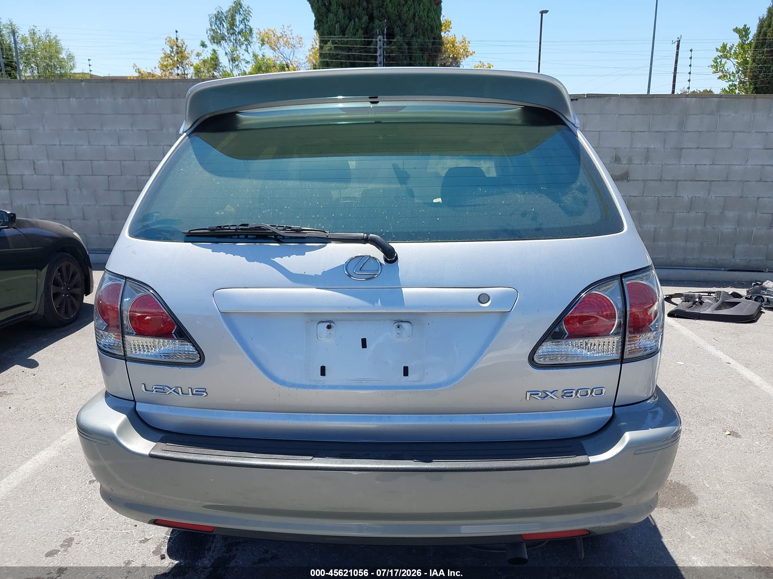 2002 Lexus Rx 300 Silver vin: JTJGF10U620149552