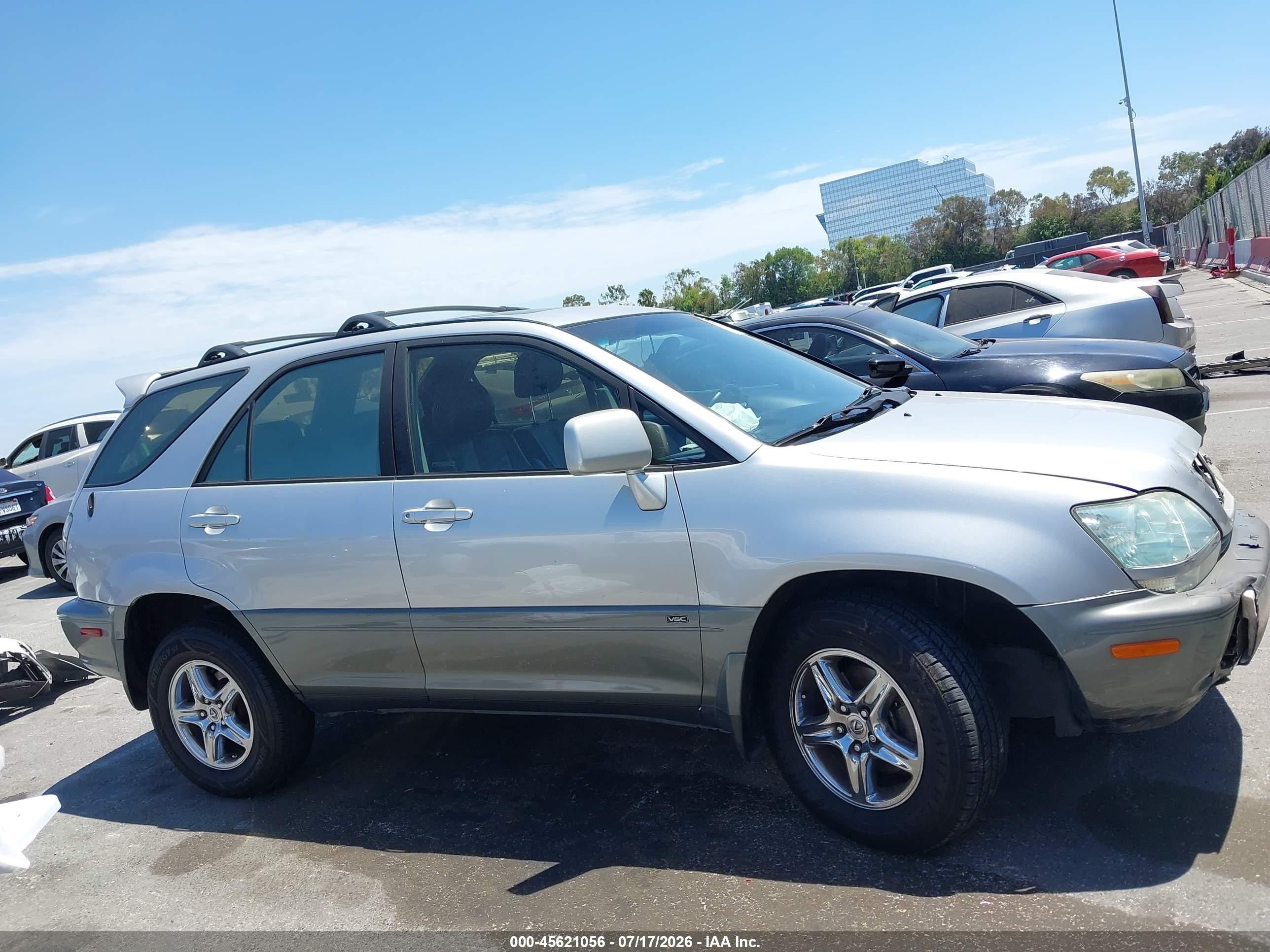 2002 Lexus Rx 300 Silver vin: JTJGF10U620149552